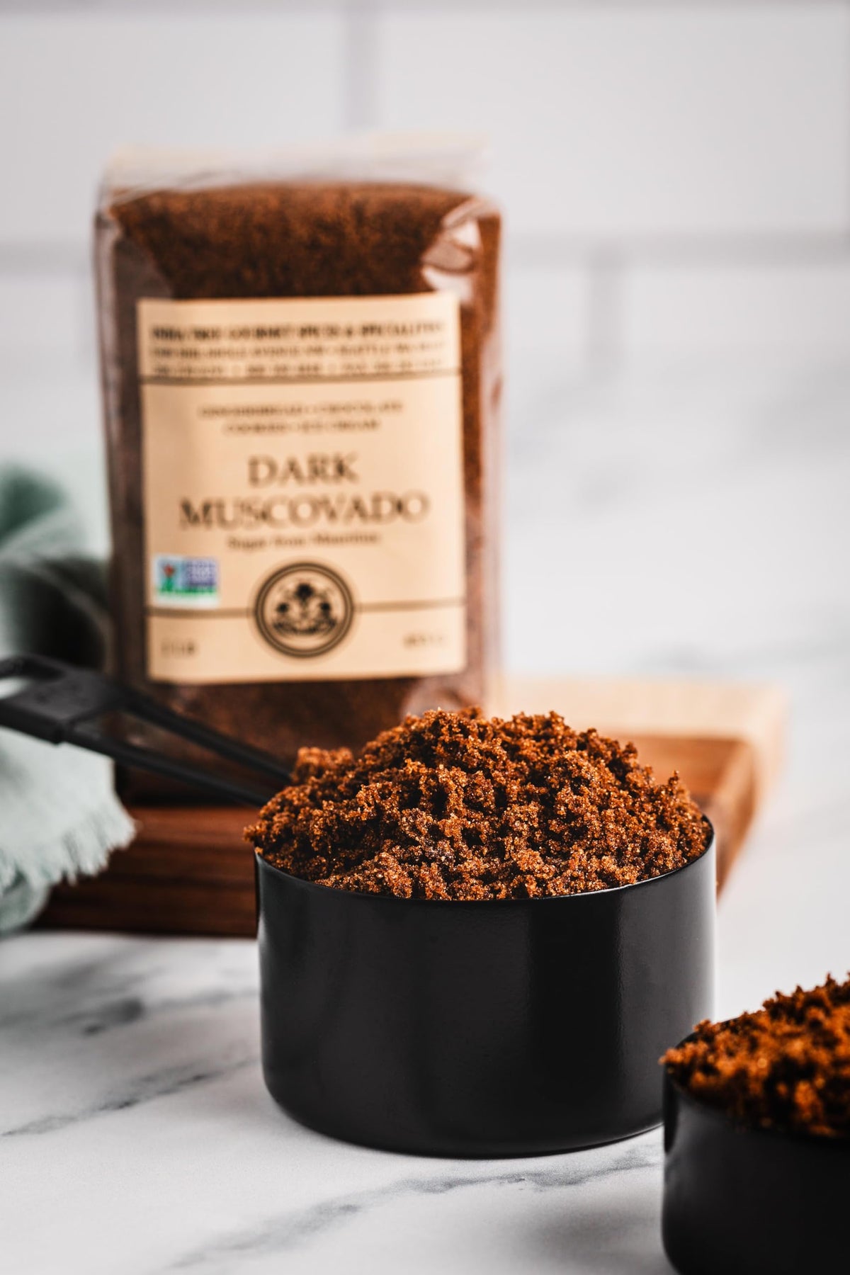 India Tree Dark Muscovado Sugar – Pack of 4 x 1 lb | Rich Molasses Flavor