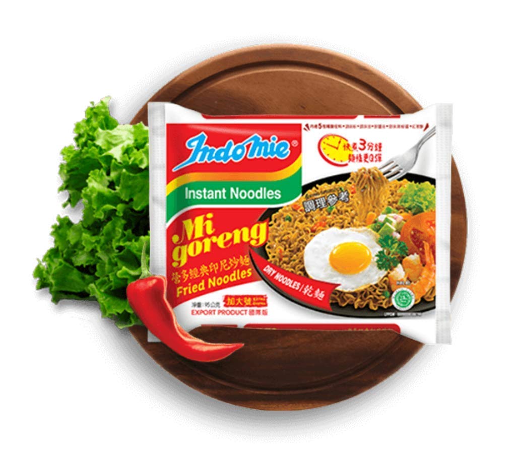 Indomie Mi Goreng Instant Stir Fry Noodles – Halal Certified – Original Flavor – Pack of 30