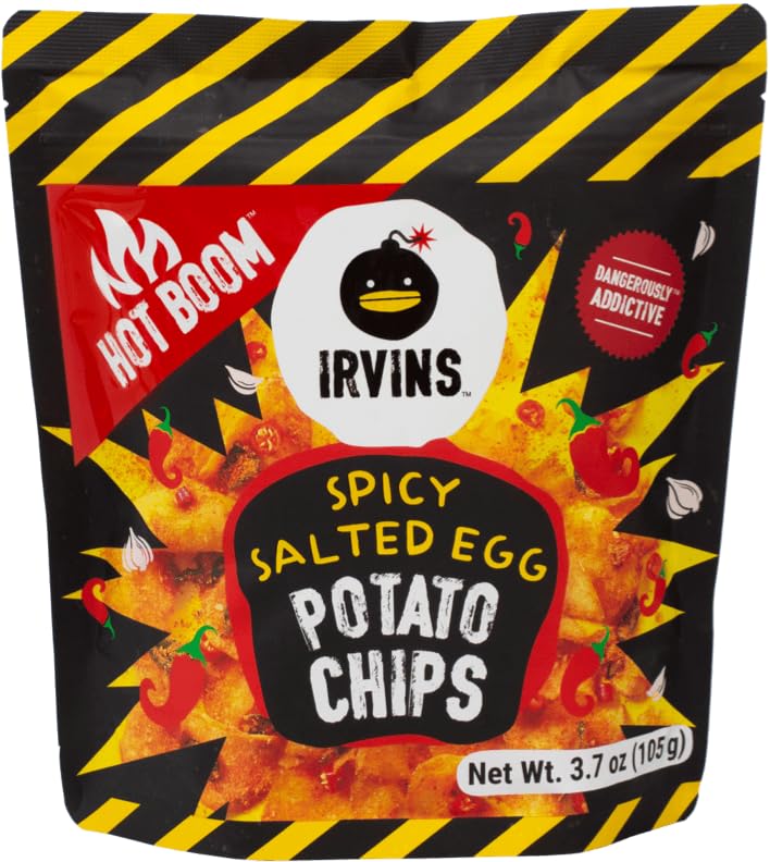 IRVINS Potato Chips Crisps Variety Pack – Salted Egg, Spicy Salted Egg & Truffle | Premium Hand Cooked