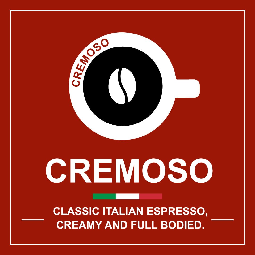 Italian Coffee For Espresso Lovers Cremoso Capsules (50) for RIVO®