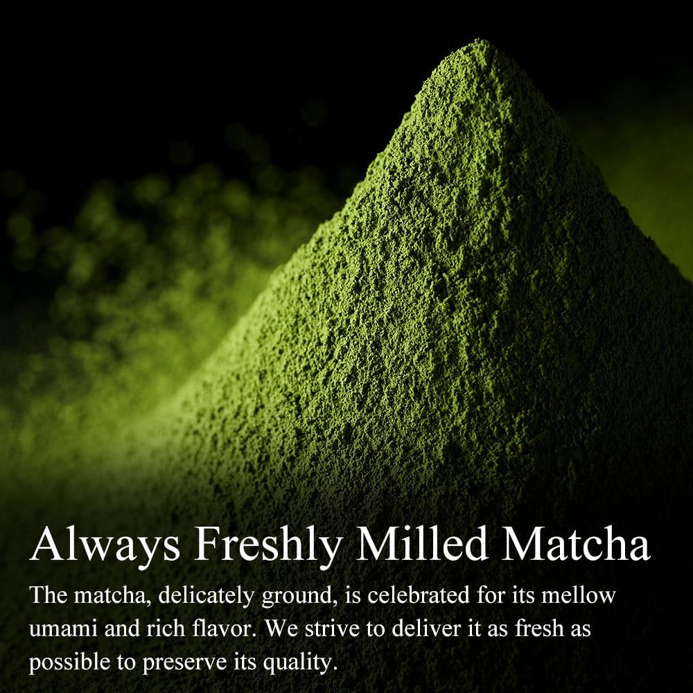ITOHKYUEMON Kyoto Uji First-Harvest Ceremonial Grade Matcha Powder – Authentic Japanese Uji Matcha (20 g)