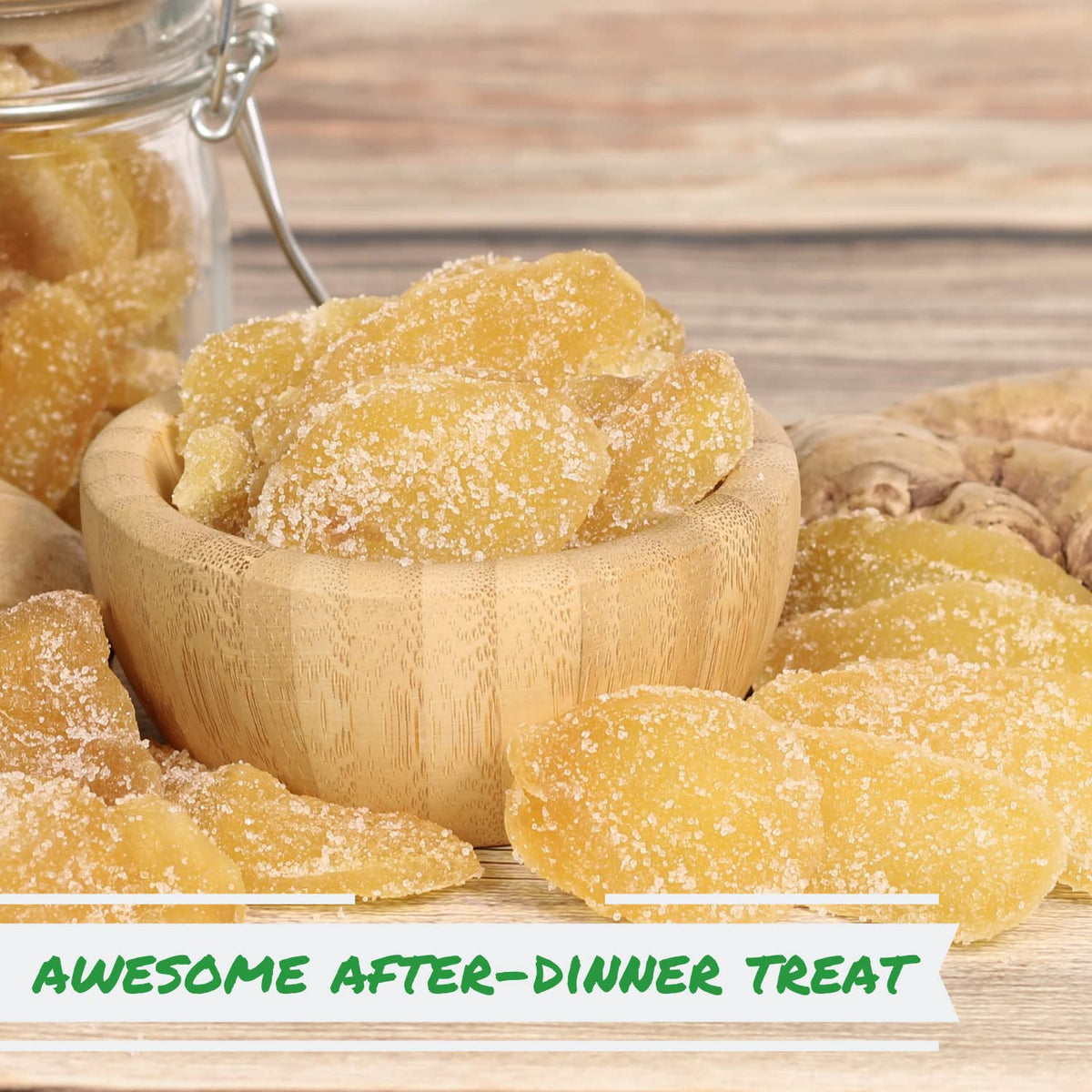 It's Delish Crystallized Ginger Slices – 5 Lbs Bulk Candied Ginger Candy