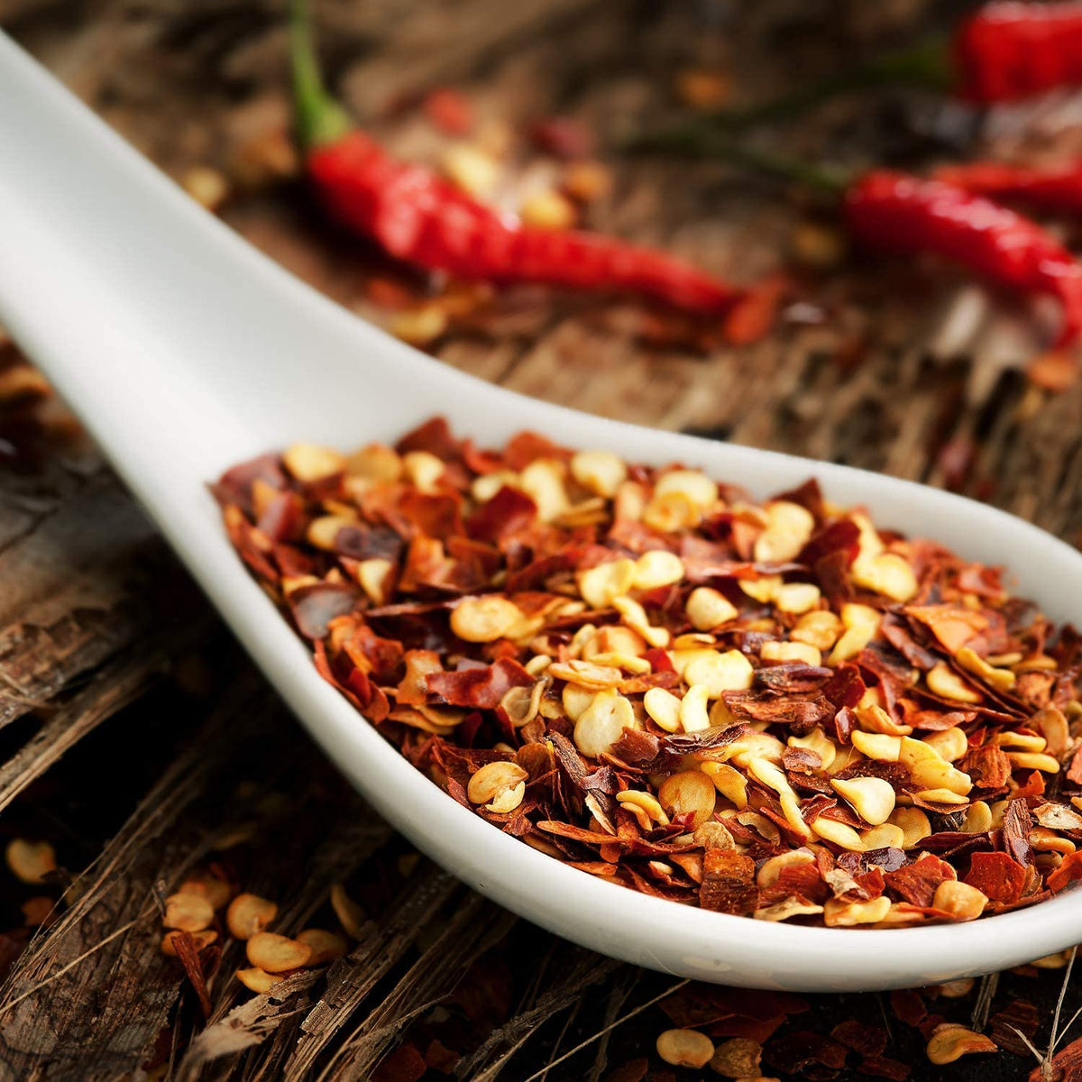 It's Delish Crushed Chilies Red Pepper Flakes – 5 Lbs Bulk Bag | Dried Chili Pepper Flakes