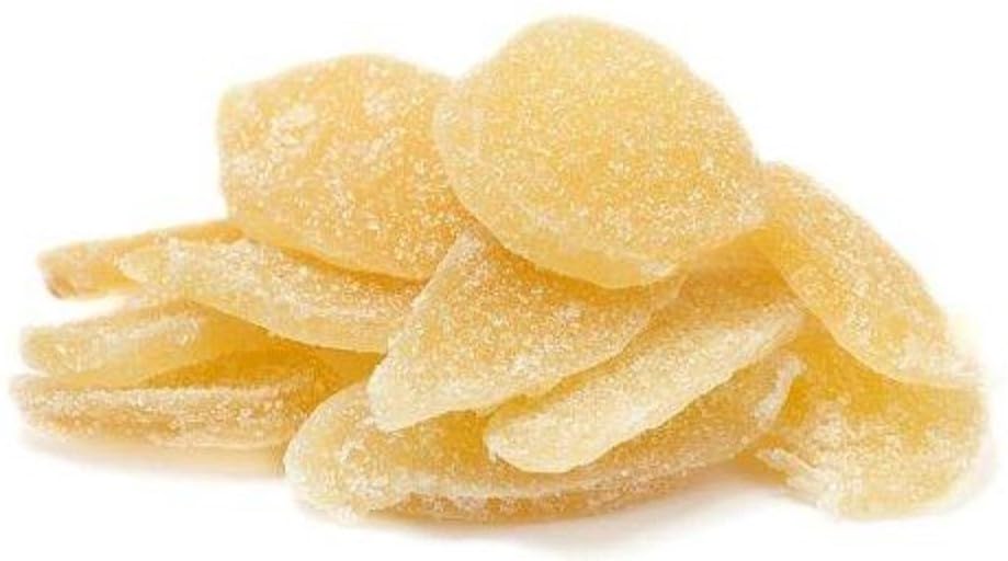 It's Delish Crystallized Ginger Slices – 5 Lbs Bulk Candied Ginger Candy