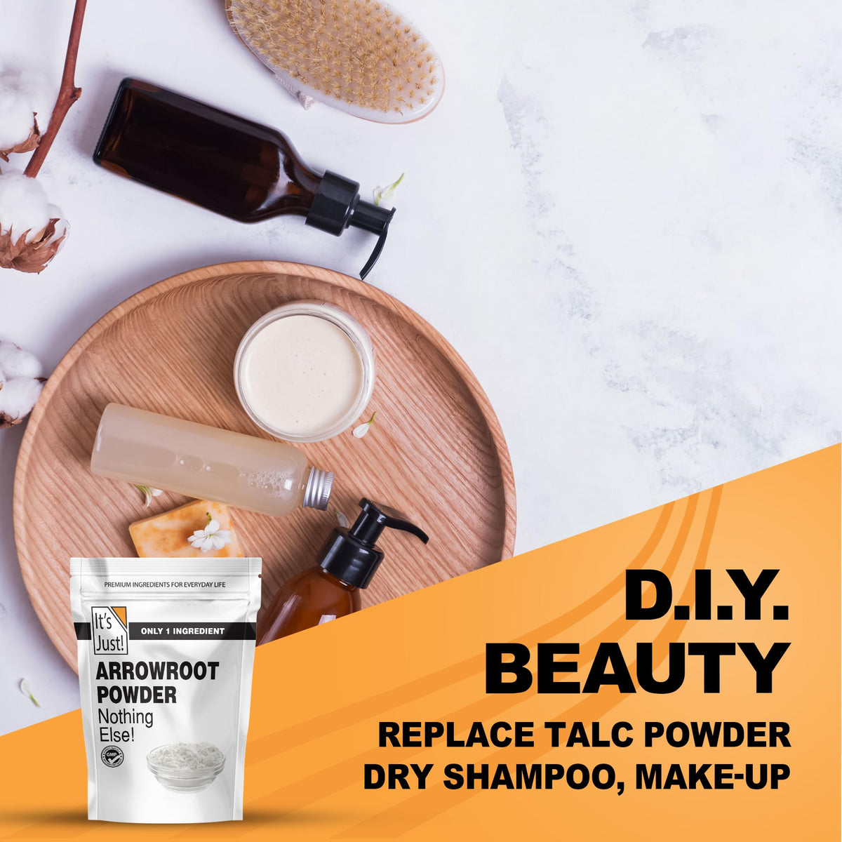 It's Just! Arrowroot Powder - Natural Thickener, Gluten-Free, Dairy-Free, Non-GMO, Cornstarch Substitute