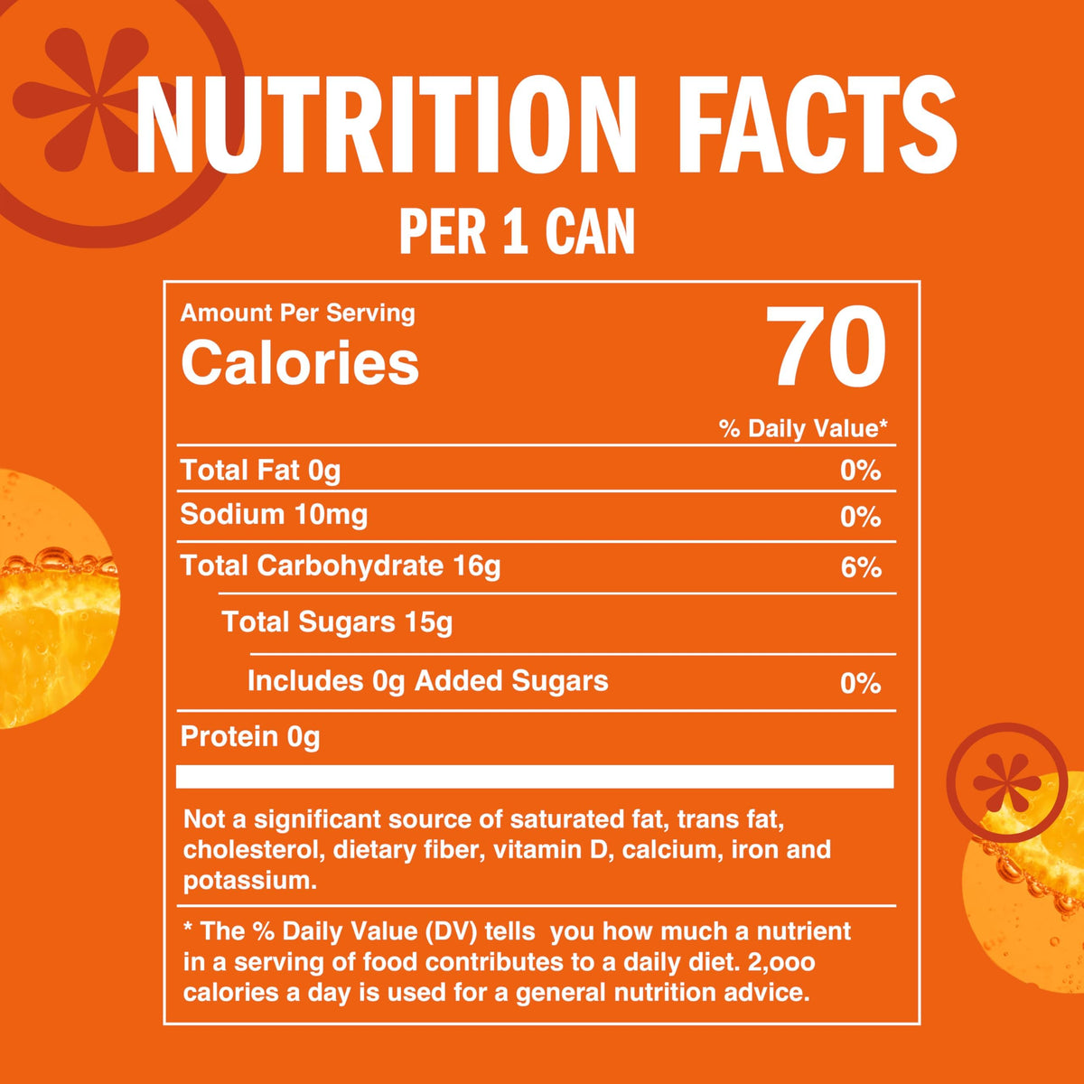IZZE Clementine Sparkling Juice – No Sugar Added, 60% Real Fruit Juice, 8.4 oz Cans (24)