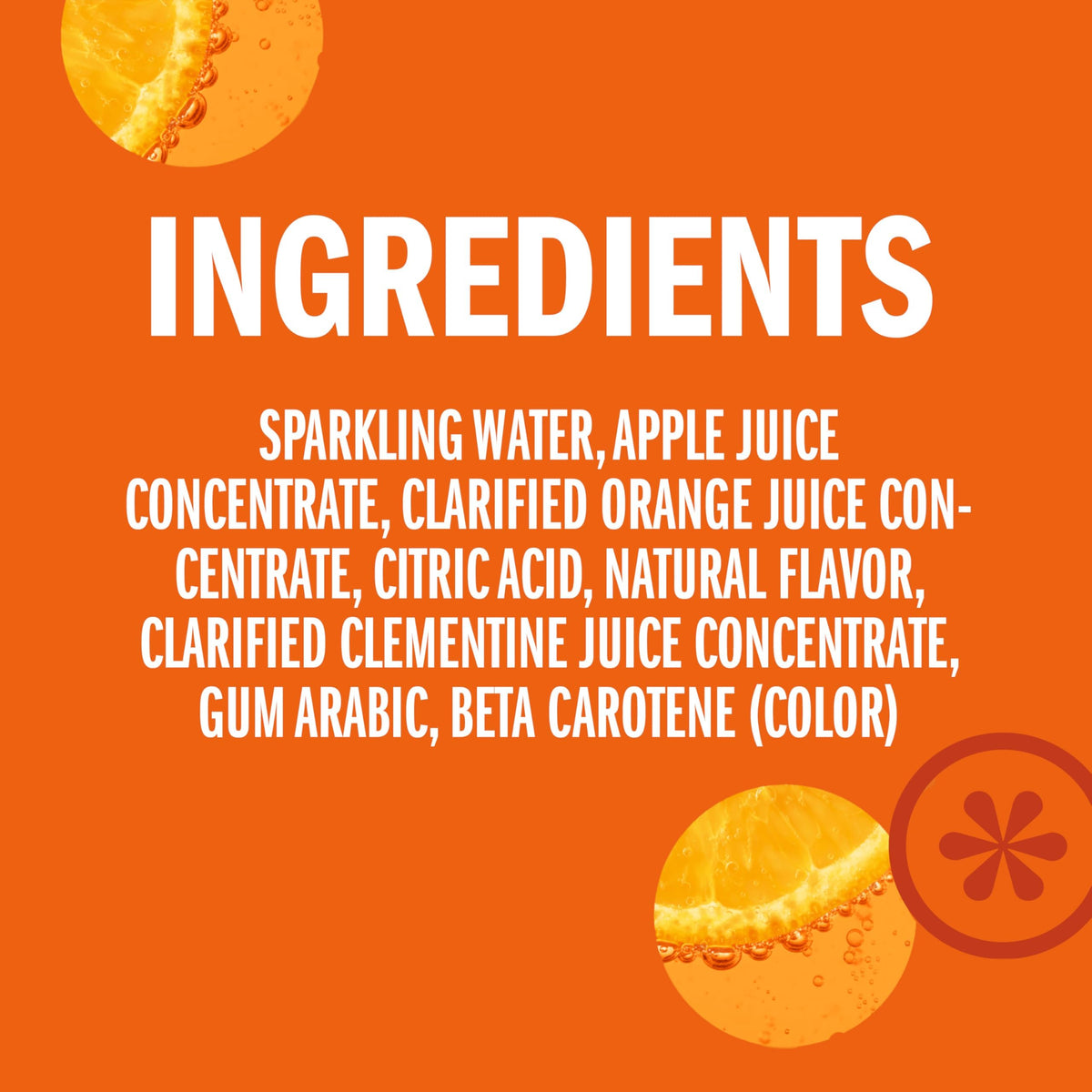 IZZE Clementine Sparkling Juice – No Sugar Added, 60% Real Fruit Juice, 8.4 oz Cans (24)