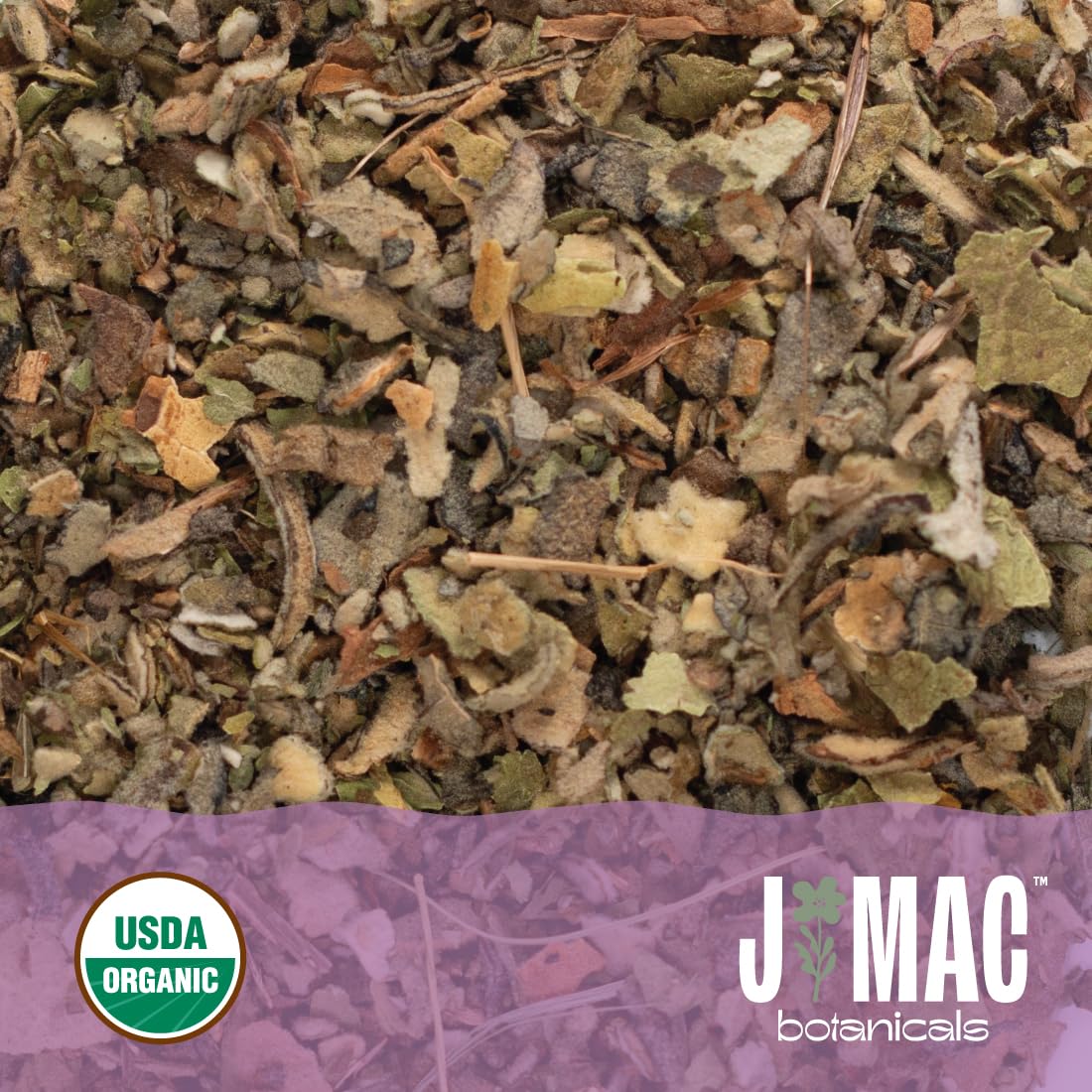 J Mac Botanicals Organic Mullein Leaves (16 oz) – USDA Certified Organic Loose Leaf Tea