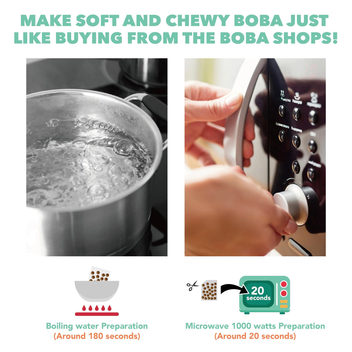 J WAY Local Flavor Instant Boba Bubble Tea Kit — Ready in Under 1 Minute