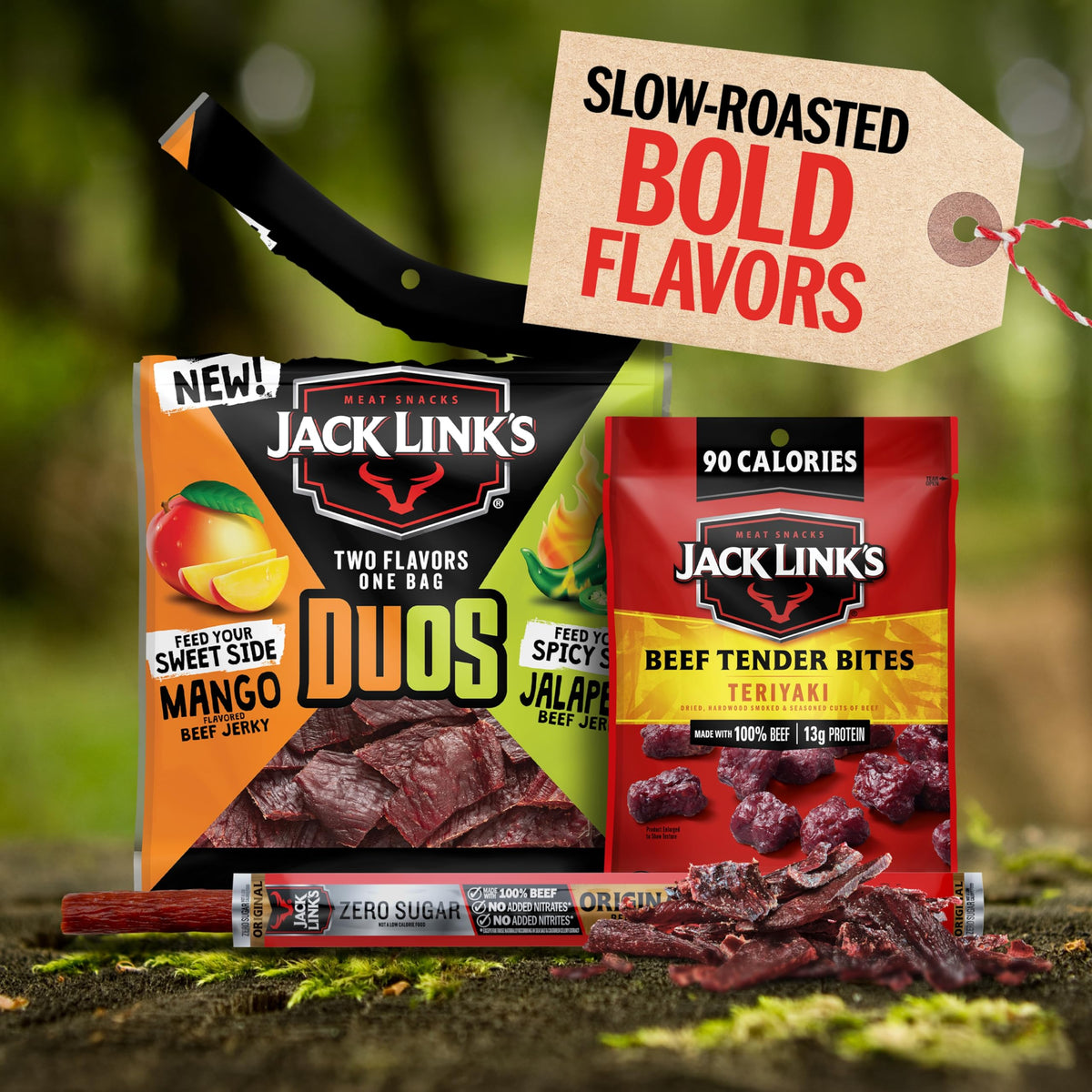 Jack Link’s DUOs Gift Box – 11-Piece Beef Jerky & Chicken Snack Variety Pack