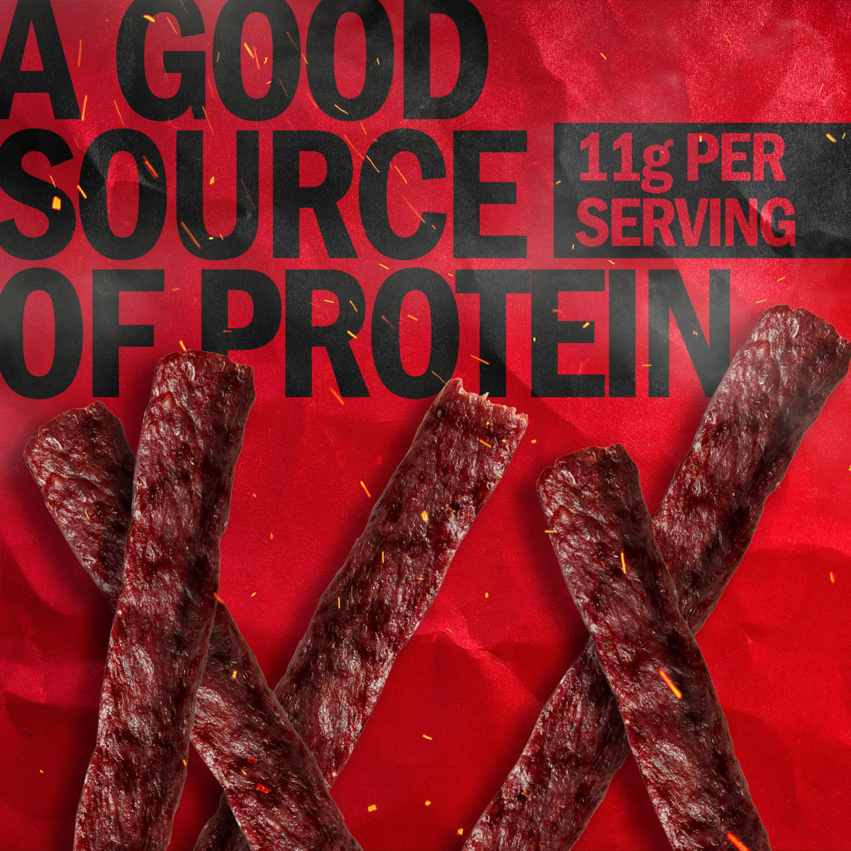 Jack Link’s Premium Cuts Beef Steak Original – 12 Pack, 11g Protein per Serving