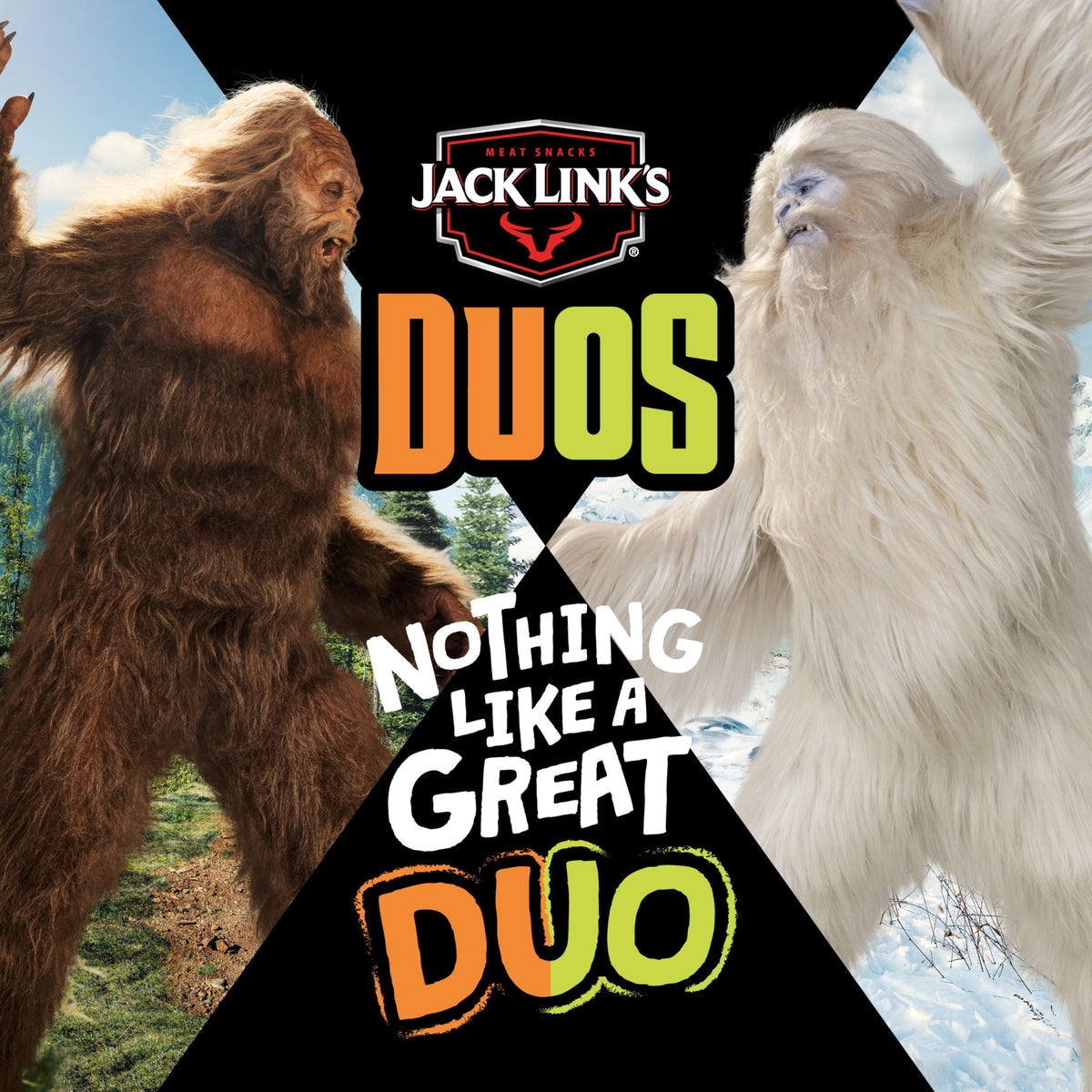 Jack Link's DUOs Jalapeño and Mango Beef Jerky - 4 Pack, 3.25 oz Bags | 9g Protein per Serving