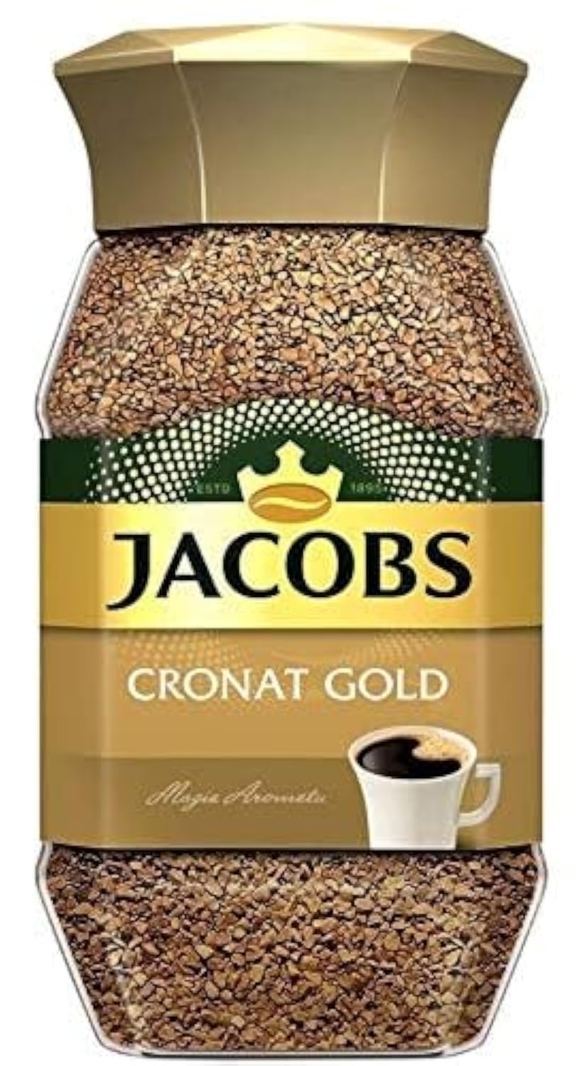 Jacobs Cronat Gold Instant Coffee 200 g – Rich Aroma, Quick Brew