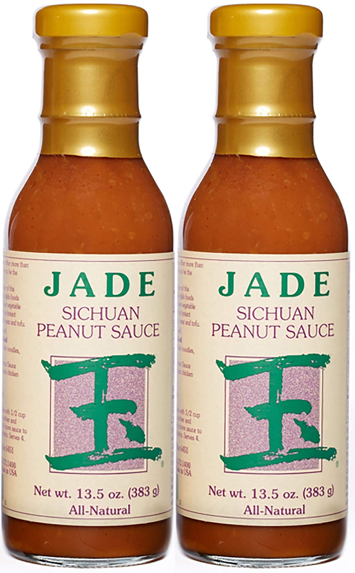 Jade All-Natural Sichuan Peanut Sauce - 2 Pack, 13.5 oz Each