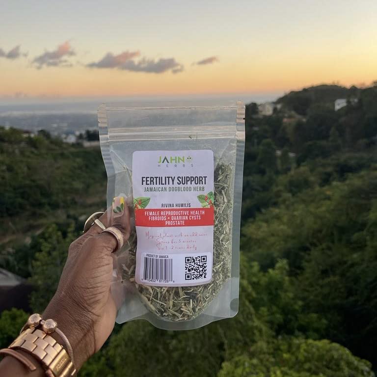 Jahno Herbs Jamaican Dog Blood Herb (Fertility Bush) Rivinia Humilis — Wildcrafted Tea