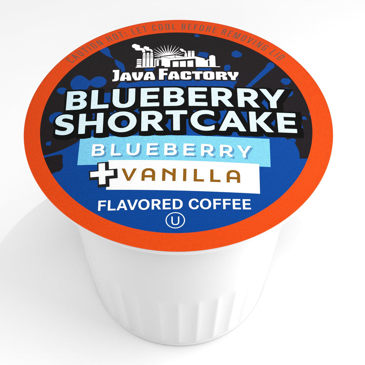 Java Factory Blueberry Shortcake Coffee Pods for Keurig – 40 Count