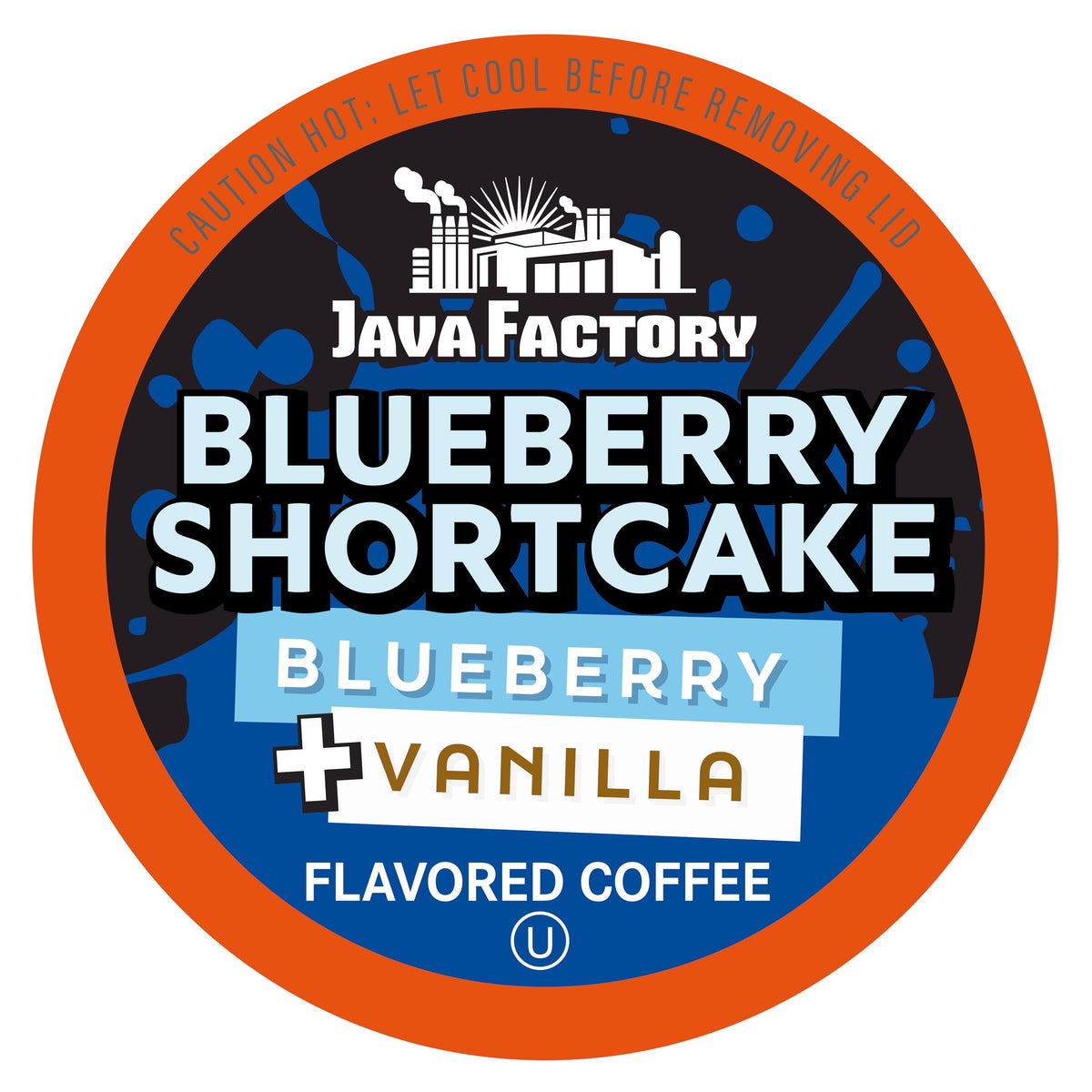 Java Factory Blueberry Shortcake Coffee Pods for Keurig – 40 Count