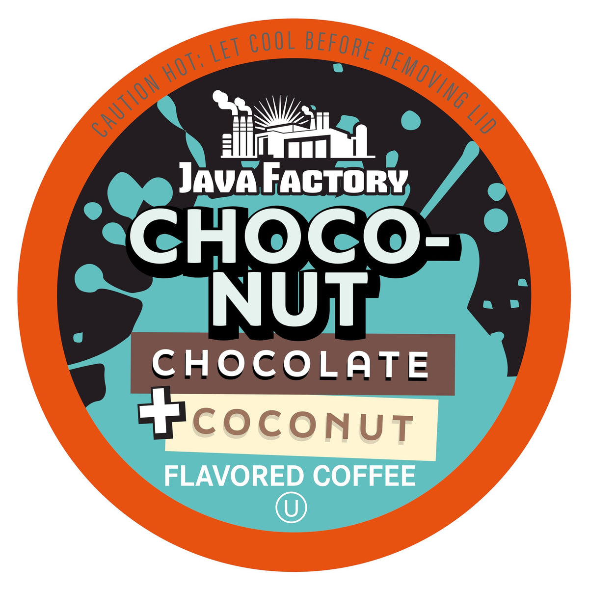 Java Factory Choconut Coffee Pods for Keurig K-Cup Brewers – Chocolate & Coconut, 80 Count
