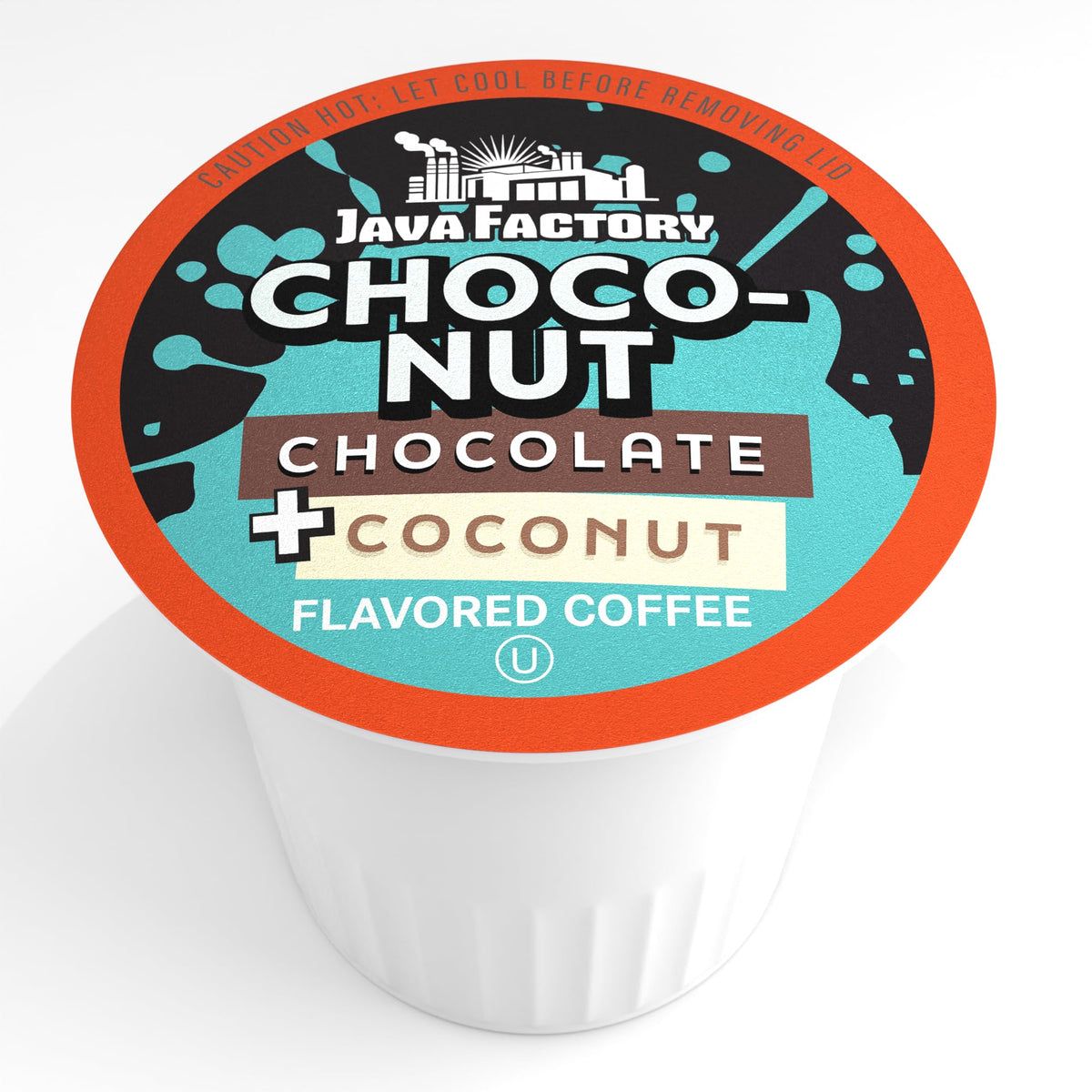 Java Factory Choconut Coffee Pods for Keurig K-Cup Brewers – Chocolate & Coconut, 80 Count