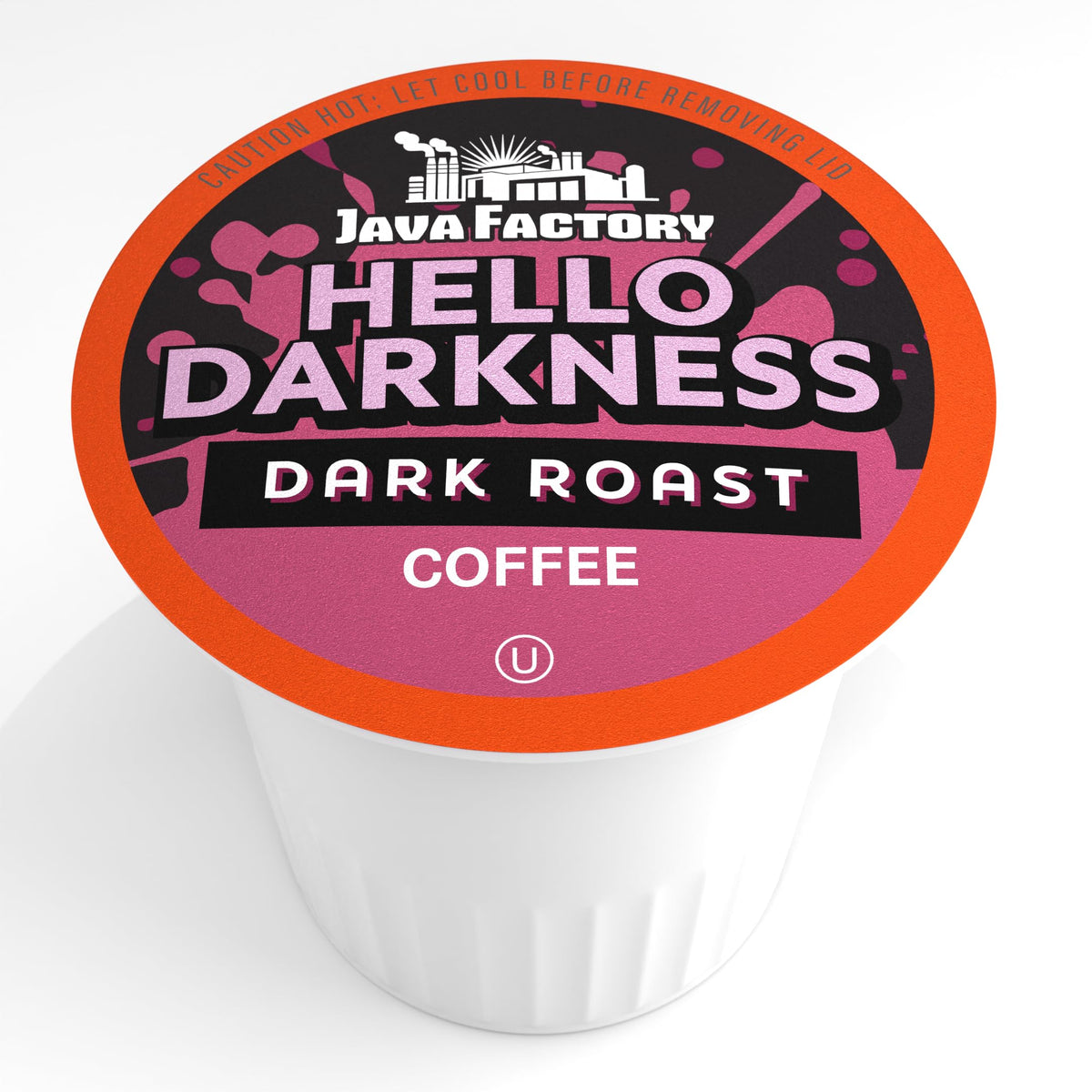 Java Factory Dark Roast Coffee Pods Hello Darkness – 40 Count | Keurig K-Cup Compatible