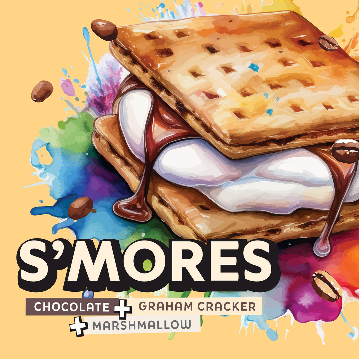 Java Factory S'mores Coffee Pods — Chocolate, Graham Cracker & Marshmallow, Keurig K-Cup, 40 Count