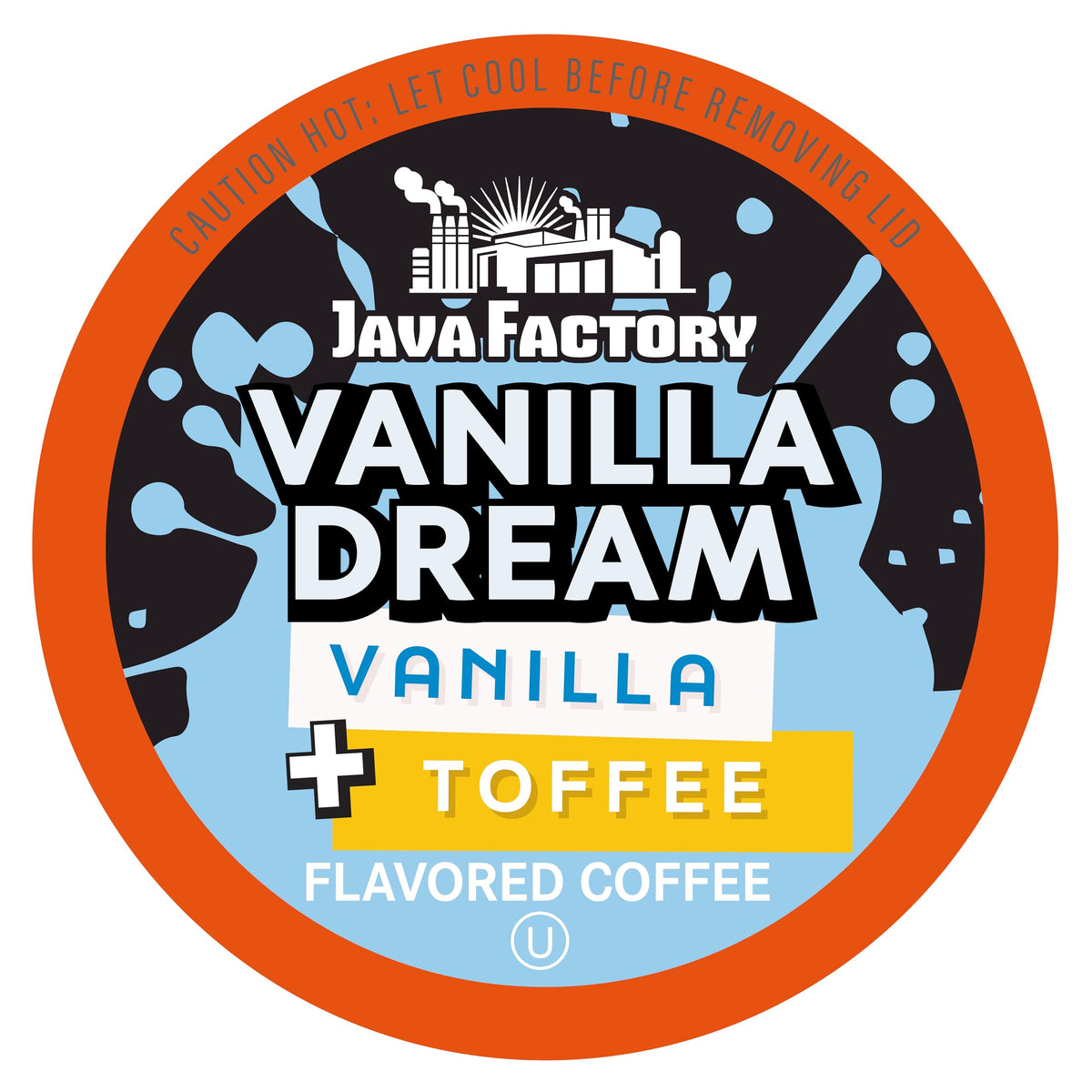 Java Factory Vanilla Dream Coffee Pods – Vanilla Flavor, Keurig Compatible, 40 Count