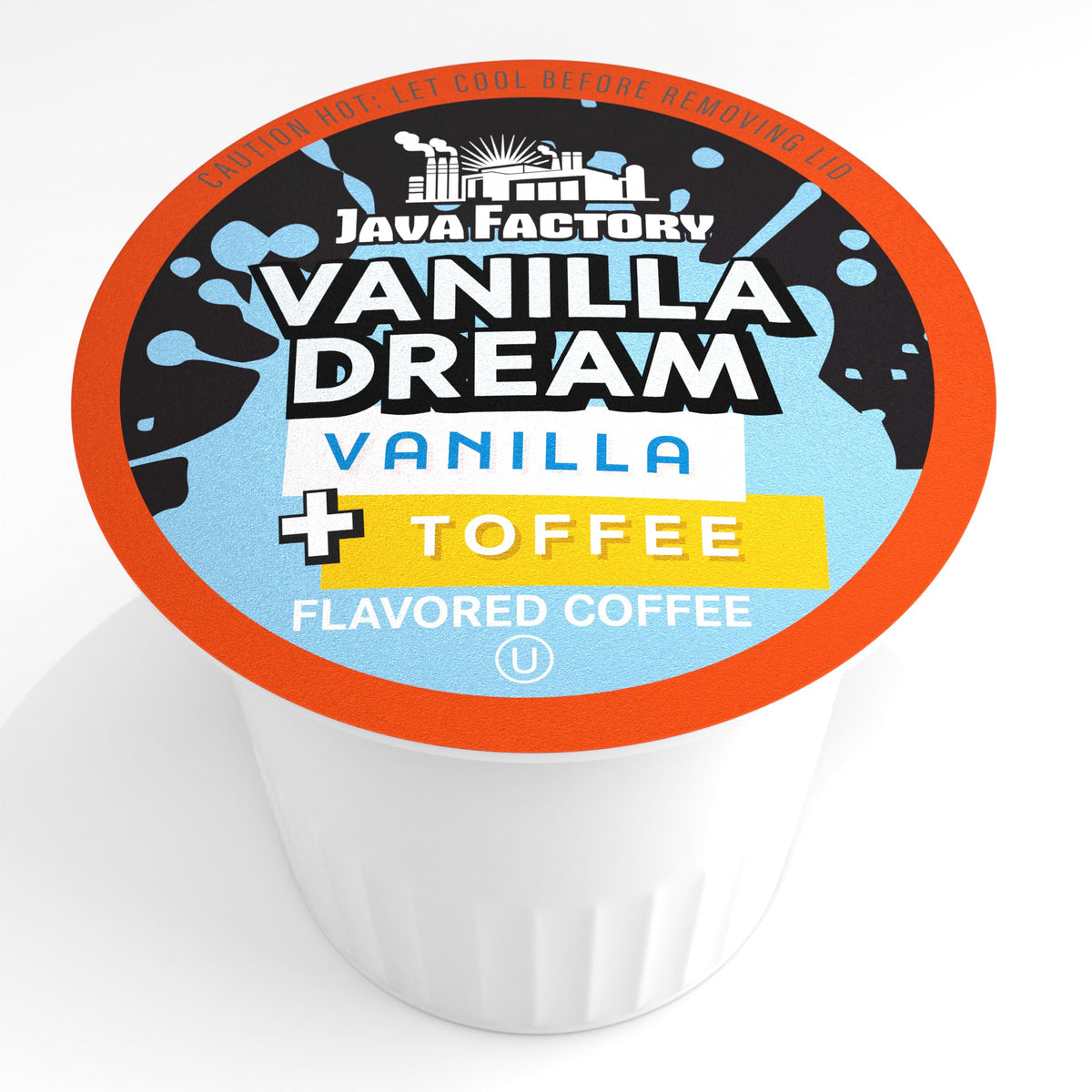Java Factory Vanilla Dream Coffee Pods – Vanilla Flavor, Keurig Compatible, 40 Count