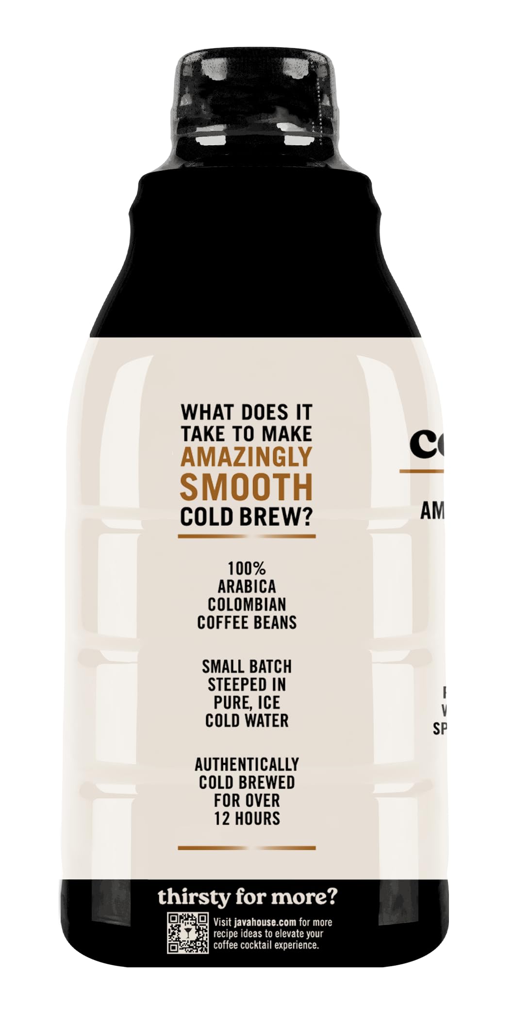 Java House Cold Brew Espresso Cocktail Mix – 100% Arabica, French Vanilla, 32oz (Makes 32 Cocktails)
