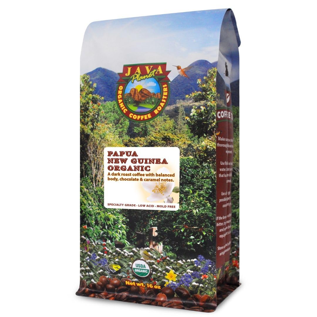 Low Acid Organic Coffee – Whole Bean, Mold-Free | Java Planet PNG