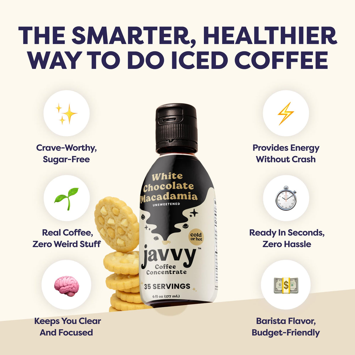 Javvy Coffee Concentrate - White Chocolate Macadamia (Limited Release) | 35 Servings