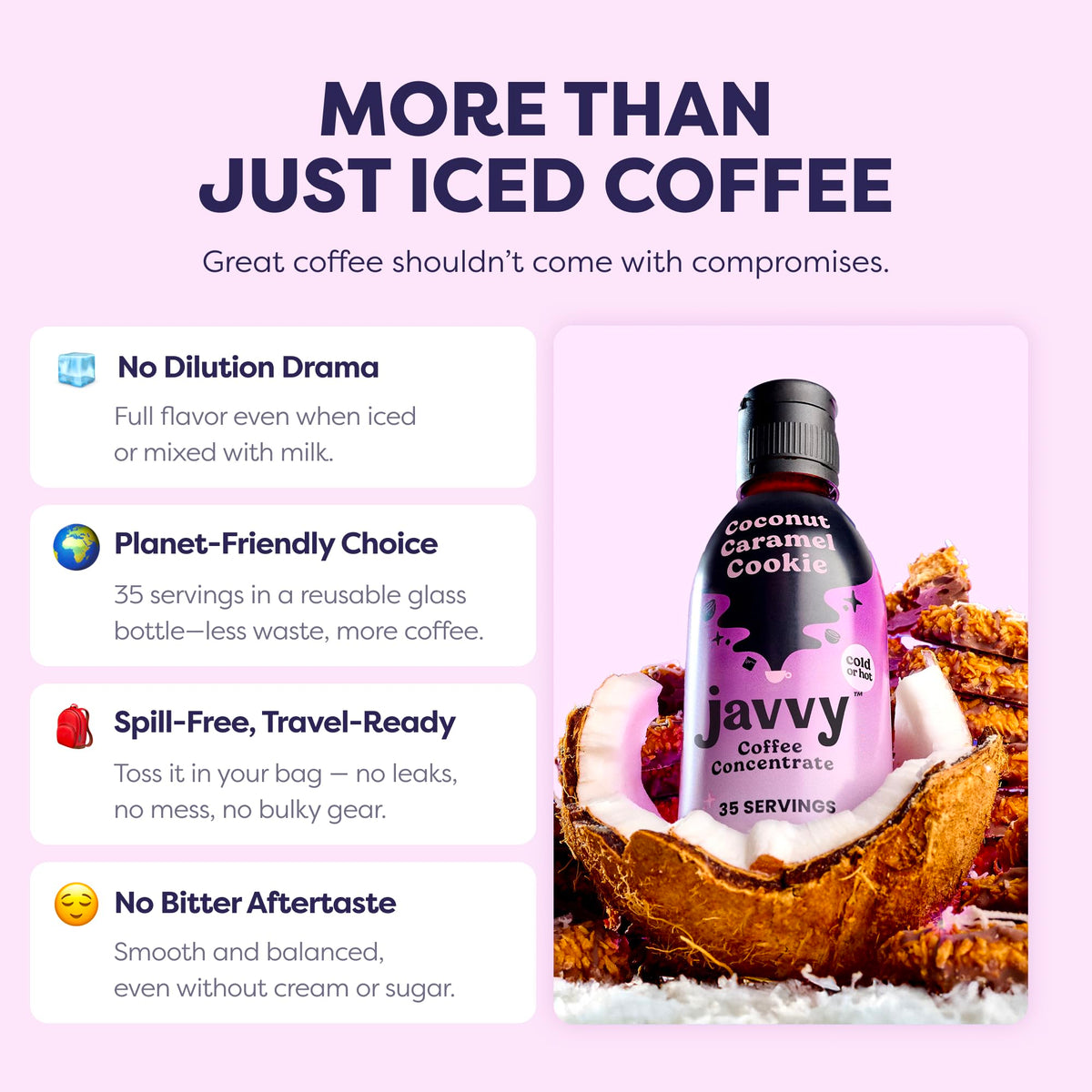 Javvy Coffee Concentrate - Coconut Caramel Cookie (Limited Release)