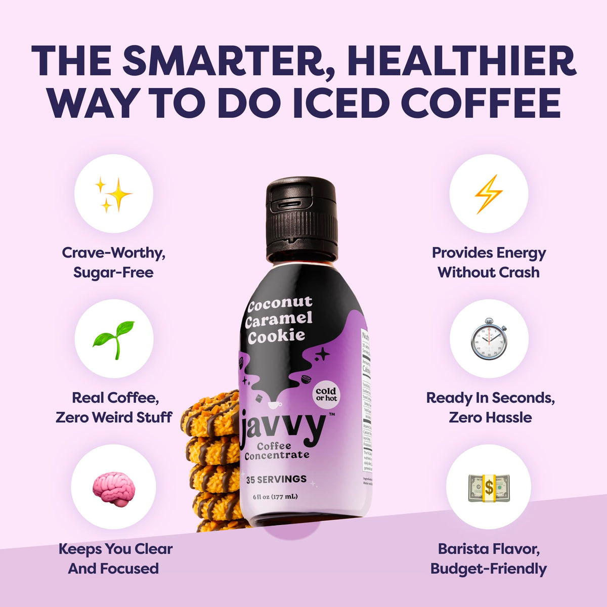 Javvy Coffee Concentrate - Coconut Caramel Cookie (Limited Release)