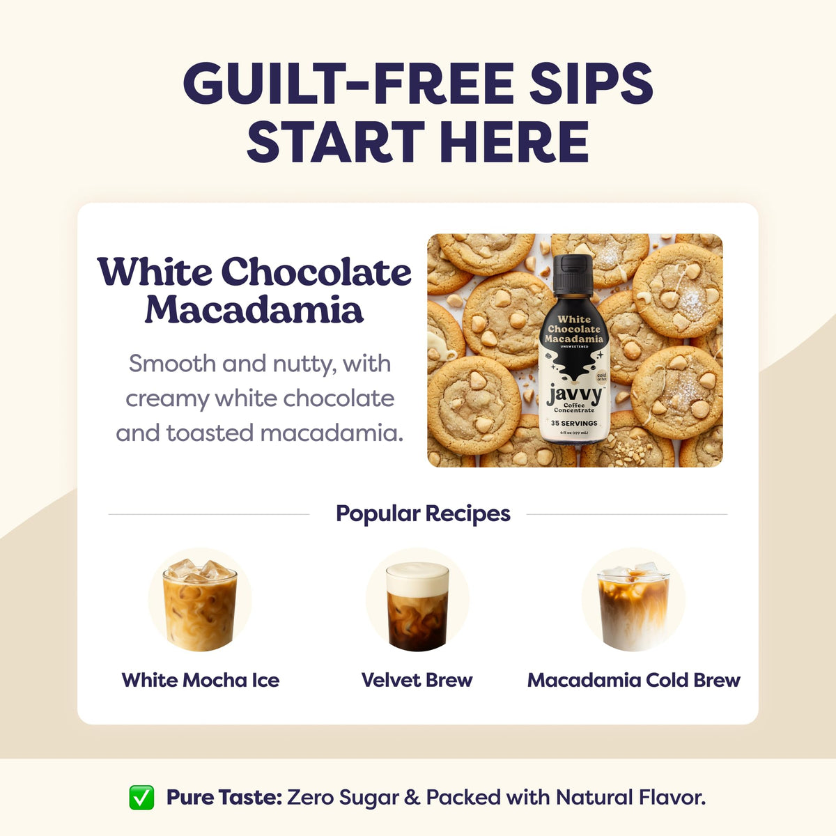 Javvy Coffee Concentrate - White Chocolate Macadamia (Limited Release) | 35 Servings