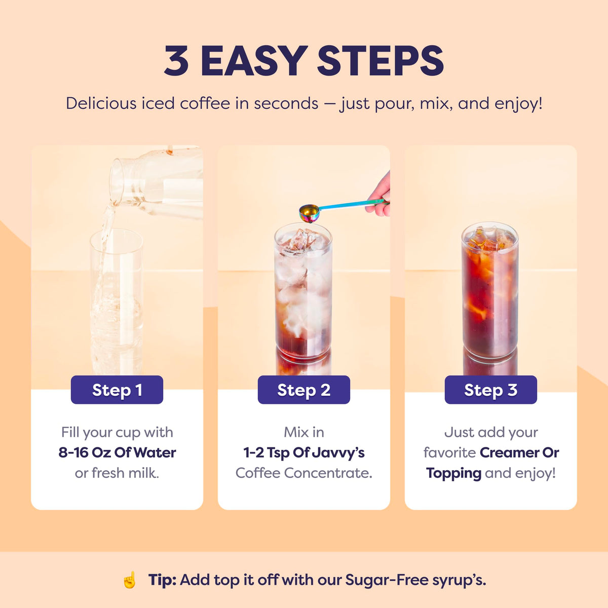 Javvy Caramel Brulee Coffee Concentrate — Limited Release, 35 Servings, For Hot or Iced Coffee
