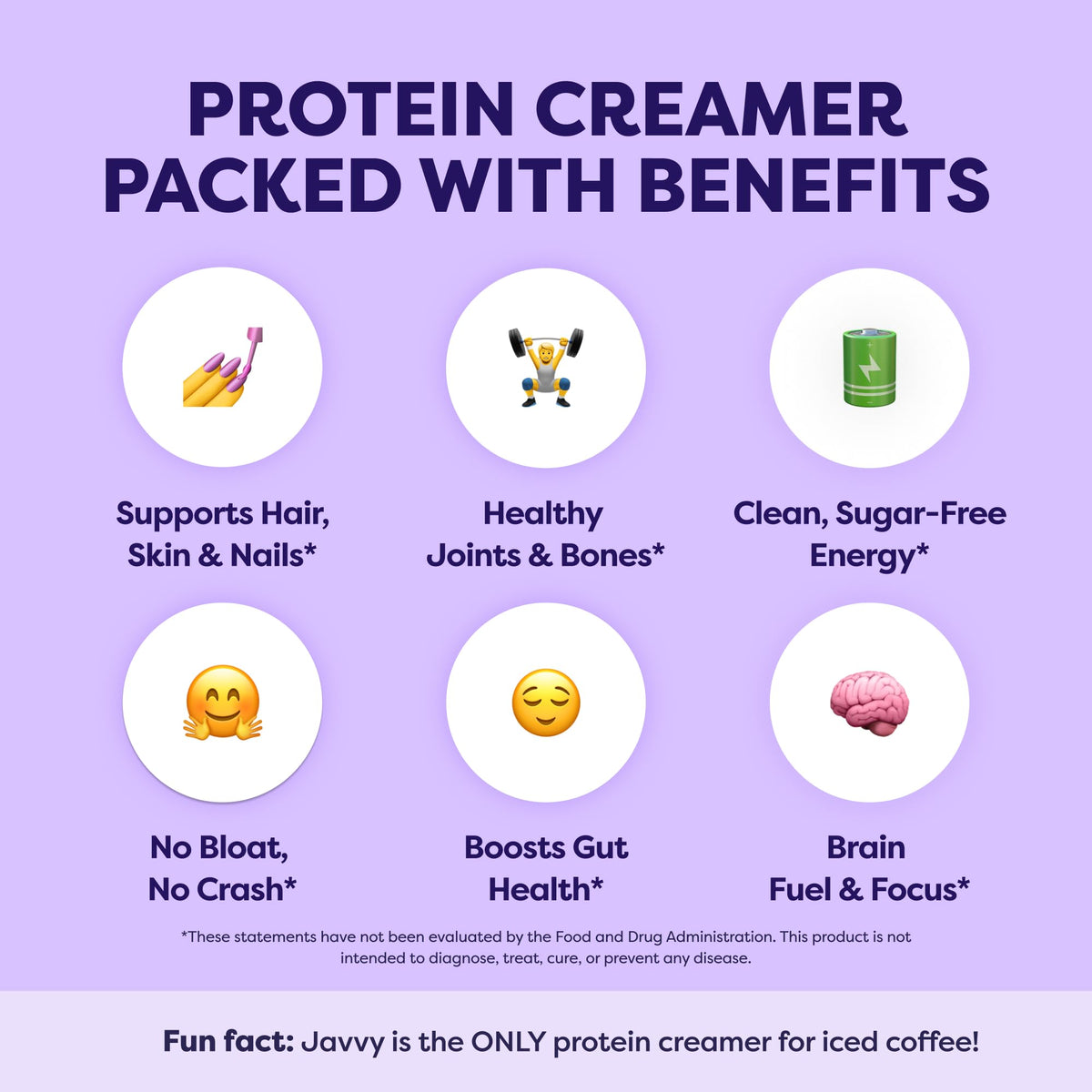 Javvy Sweet Cream Protein Coffee Creamer - Grass-Fed Collagen, 11g Protein, 0g Sugar