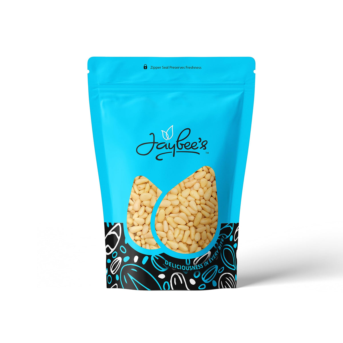 Jaybee's Raw Pine Nuts – 1 lb Unsalted Pignolias for Pesto, Salads & Baking