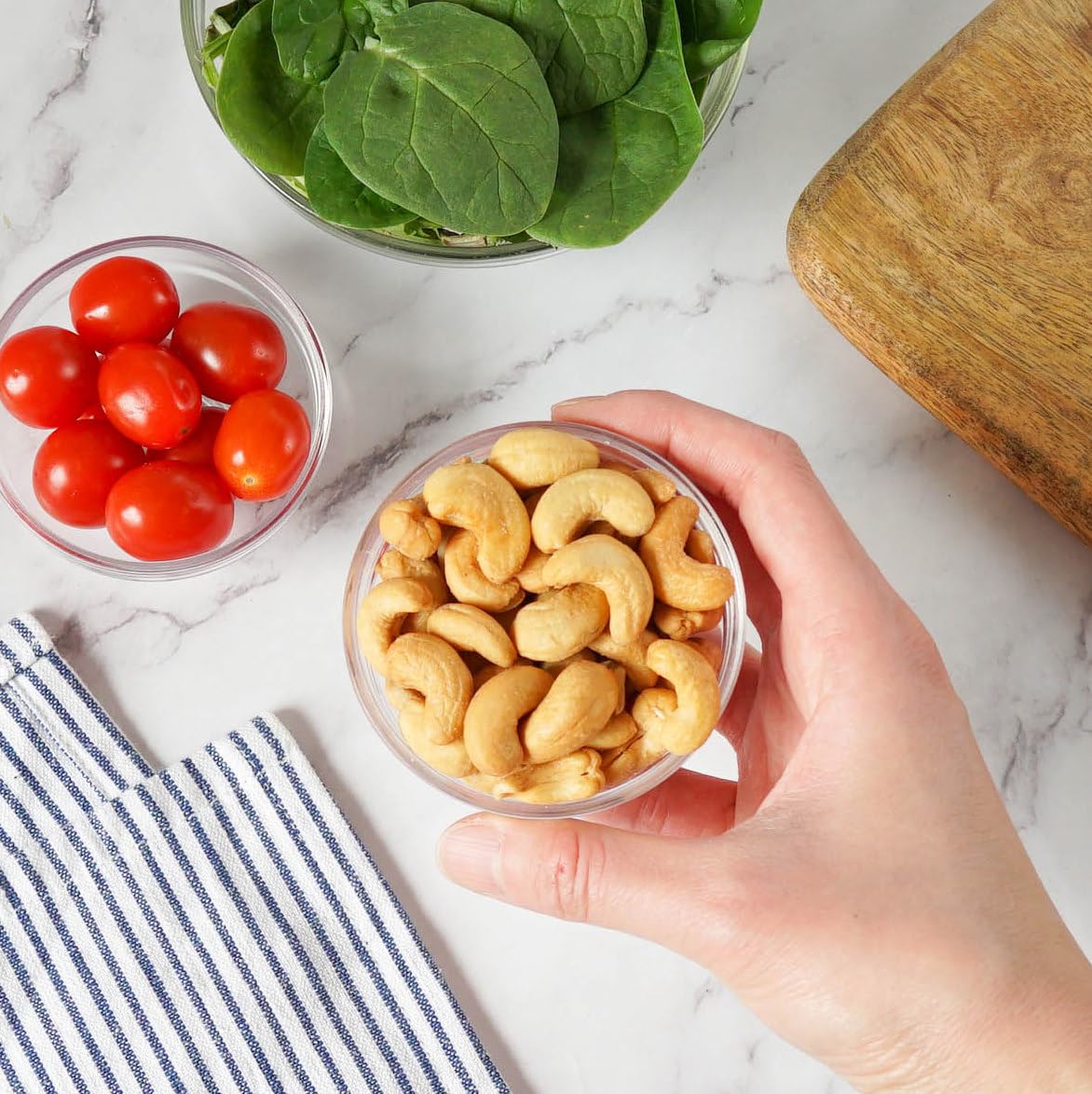 Jaybee's Roasted Salted Whole Cashews – 32 oz Resealable Bag | Kosher, Vegan & Keto Friendly