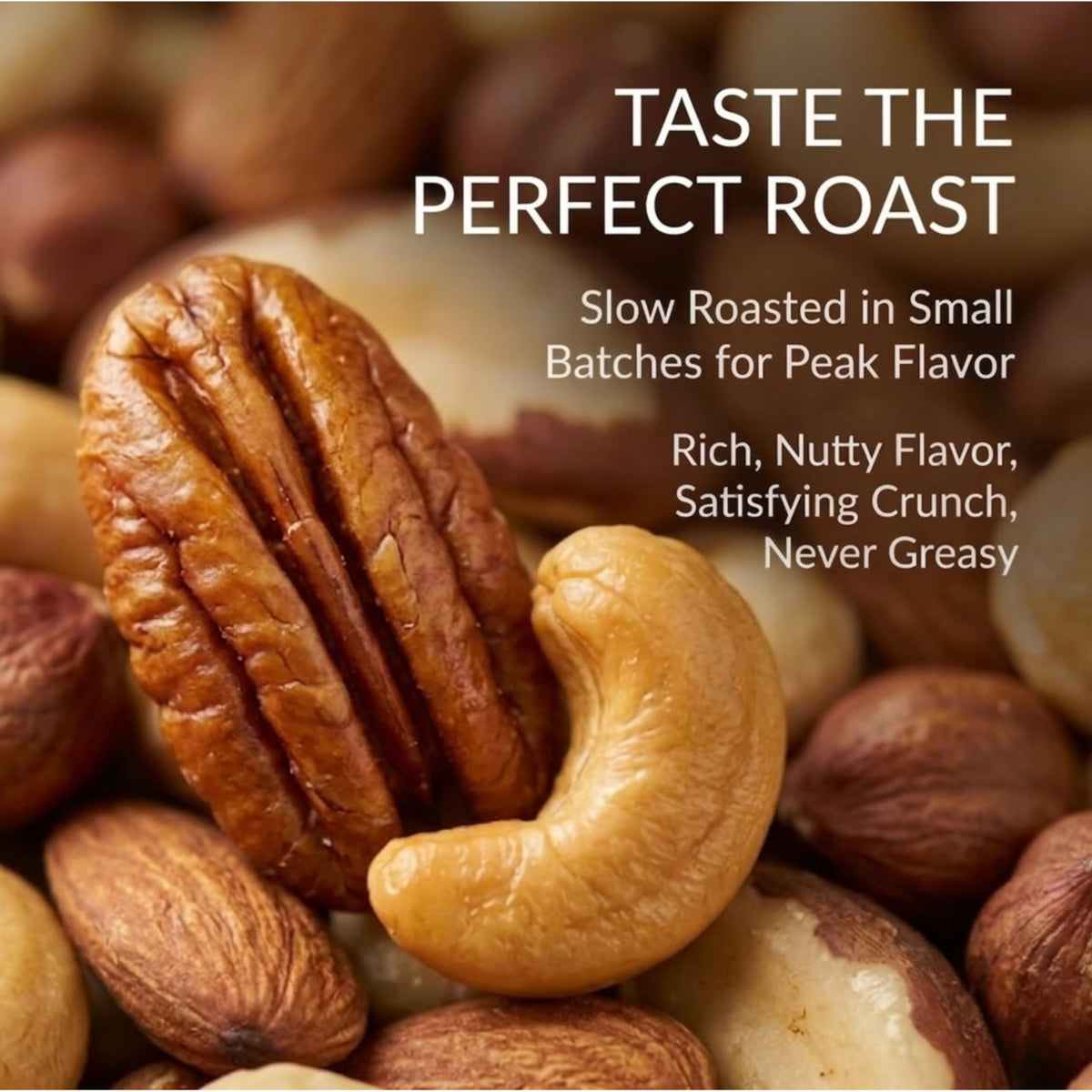 Jaybee’s Unsalted Mixed Nuts | 32 oz Deluxe Roasted Nut Mix – Cashews, Almonds, Pecans, Hazelnuts, Brazil Nuts | Keto, Vegan, Kosher
