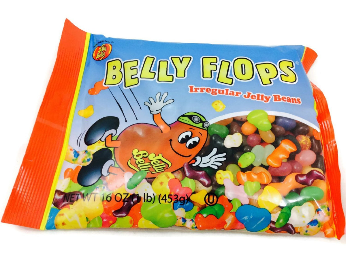 Jelly Belly Belly Flops 3 Pack – 16 oz Bags (1 lb Each) | Assorted Flavors
