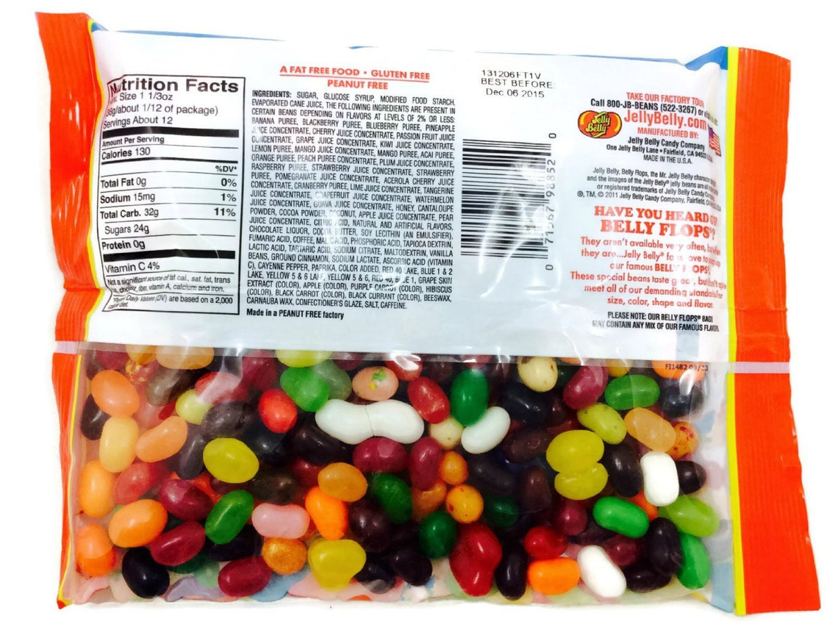 Jelly Belly Belly Flops 3 Pack – 16 oz Bags (1 lb Each) | Assorted Flavors
