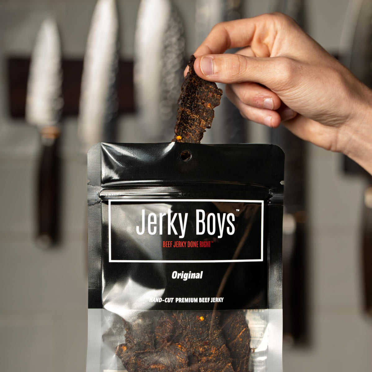 Jerky Boys Premium Beef Jerky Original 2-Pack | High Protein, Low Carb, No Preservatives