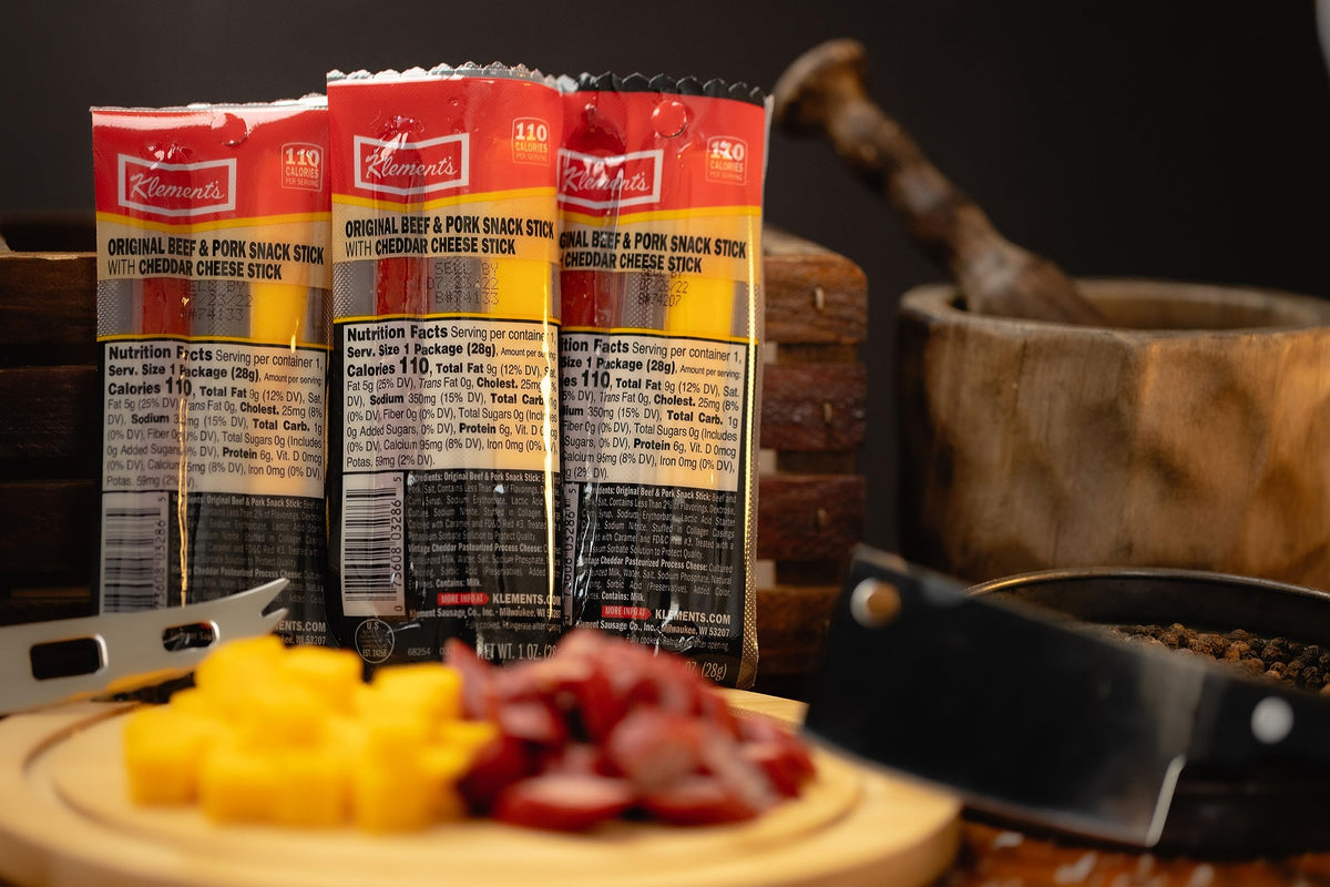 Jerky.com Meat & Cheese Sticks Sampler | 26-Piece Beef, Pork, Turkey & Cheese Variety Pack