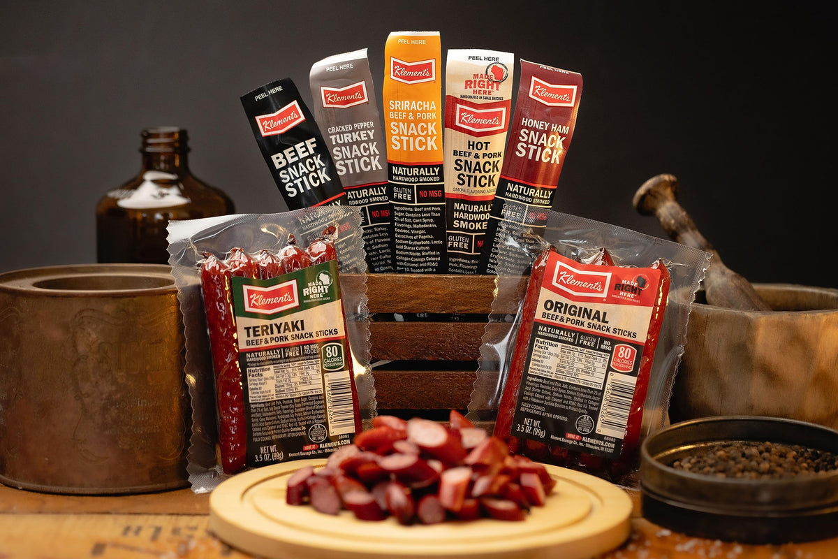 Jerky.com Meat & Cheese Sticks Sampler | 26-Piece Beef, Pork, Turkey & Cheese Variety Pack