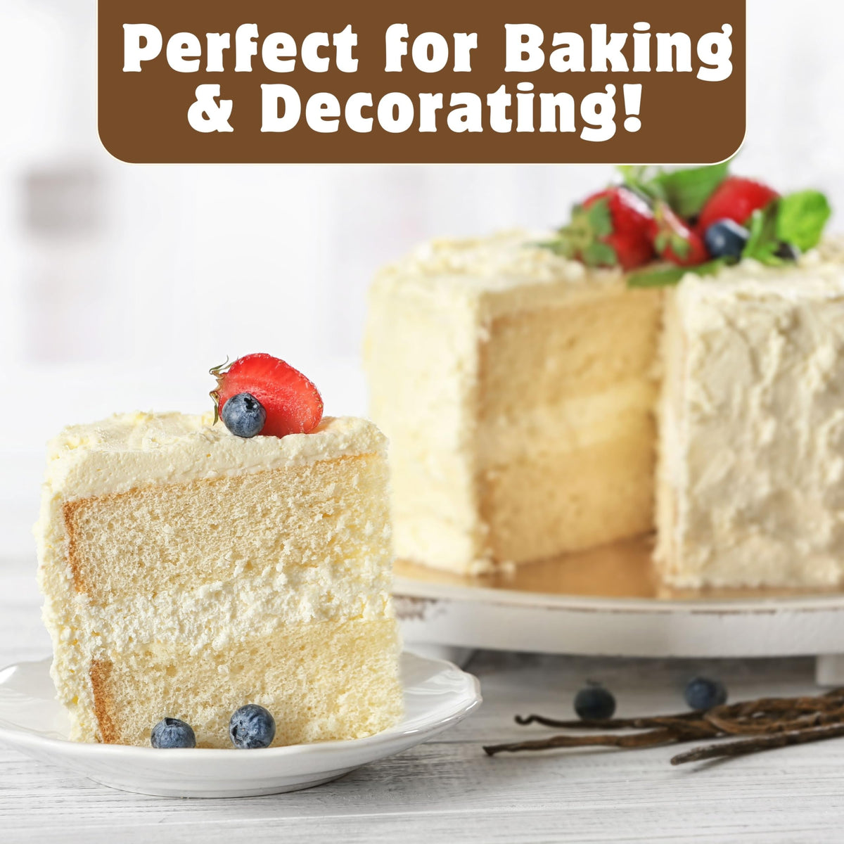Jeynúuss Bavarian Cream Filling Pack 2 – Pastry Filling for Cakes, Cannoli, Cheesecake Tub
