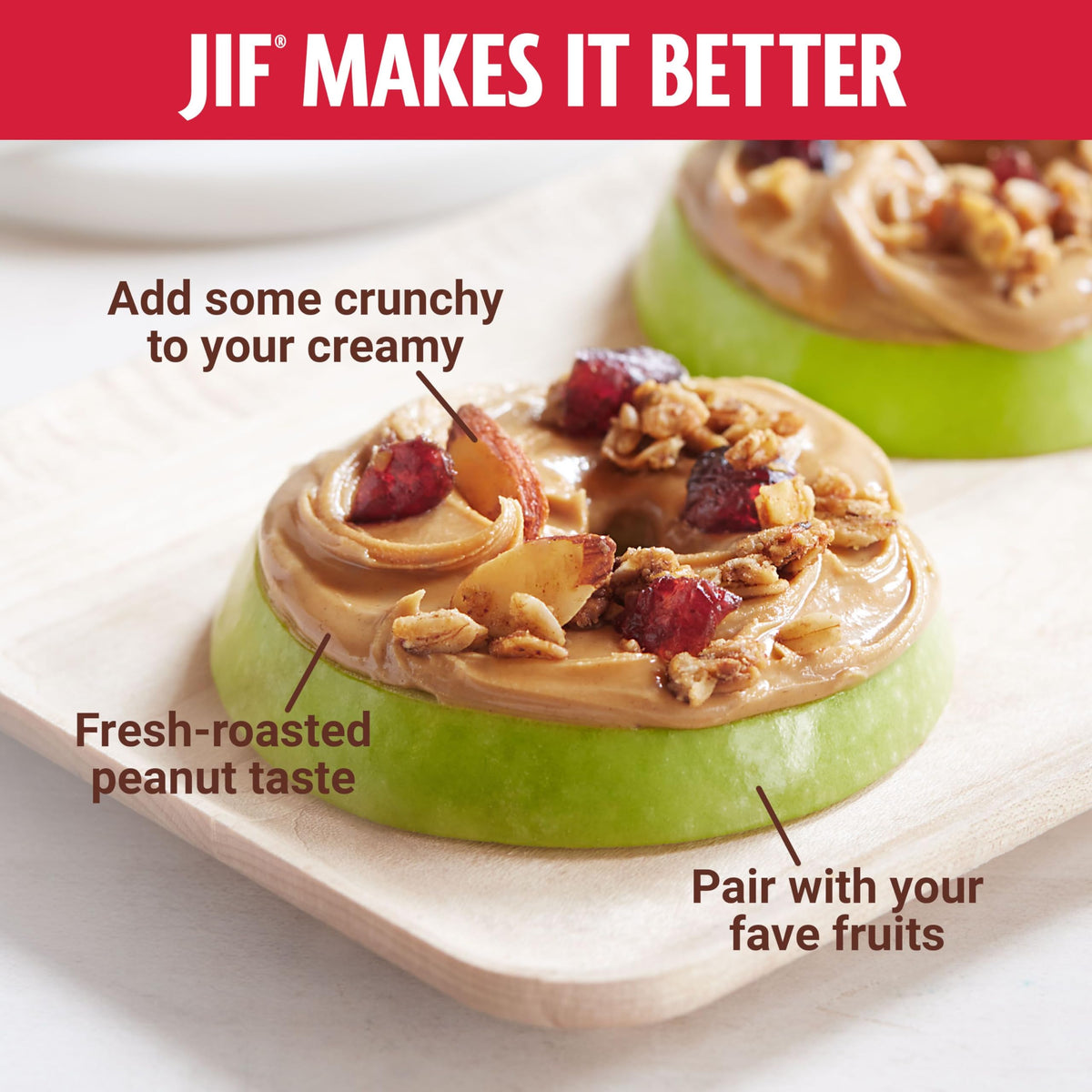 Jif Creamy Peanut Butter Squeeze Pouch | 13 oz, 10-Count Case