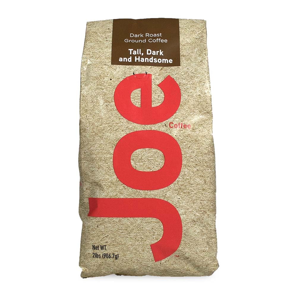 Joe Knows Coffee Dark Roast – Tall Dark and Handsome Ground Coffee, 2 Pounds