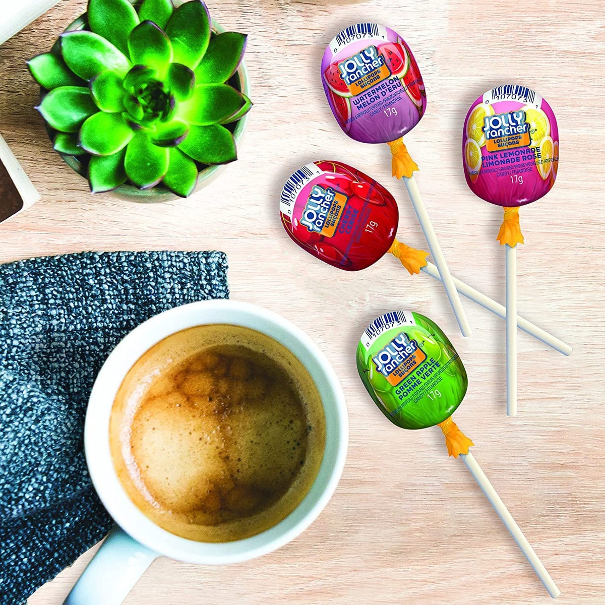 Jolly Rancher Assorted Lollipops – 850g Box (50 x 17g) | Canadian