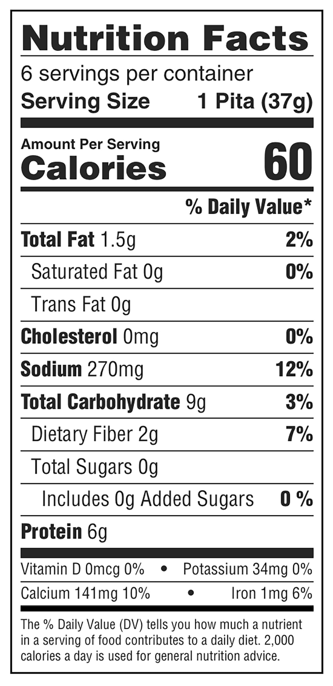Joseph's Flax Pita 3 Pack – 18 Pitas, 7g Net Carbs, 6g Protein, Vegan