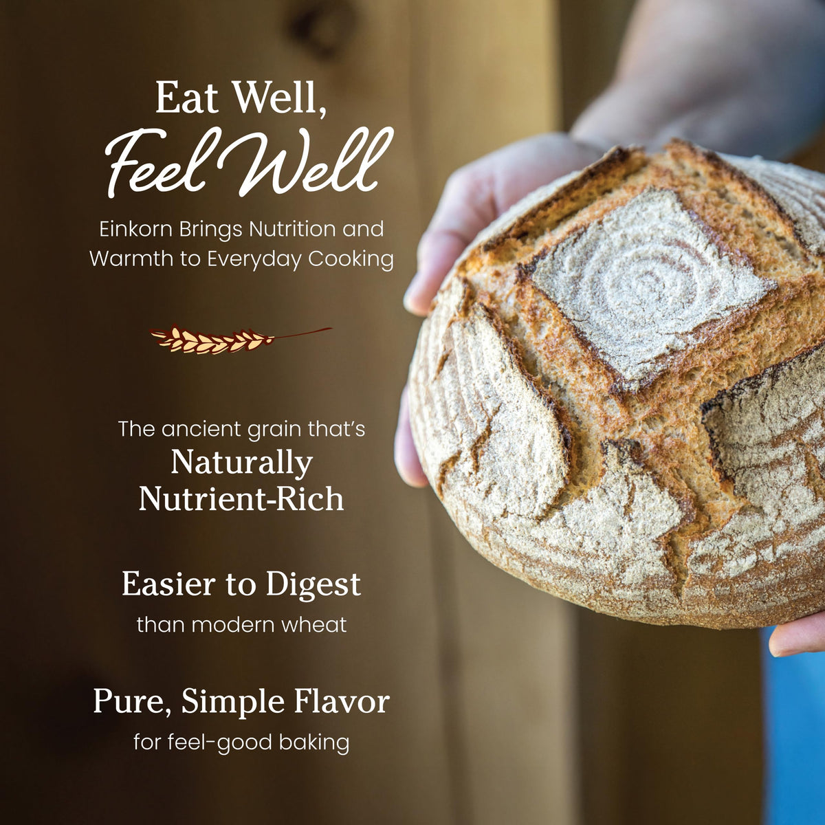 Jovial Organic Einkorn Flour, 32 oz (2 Pack) – Premium Ancient-Grain Baking
