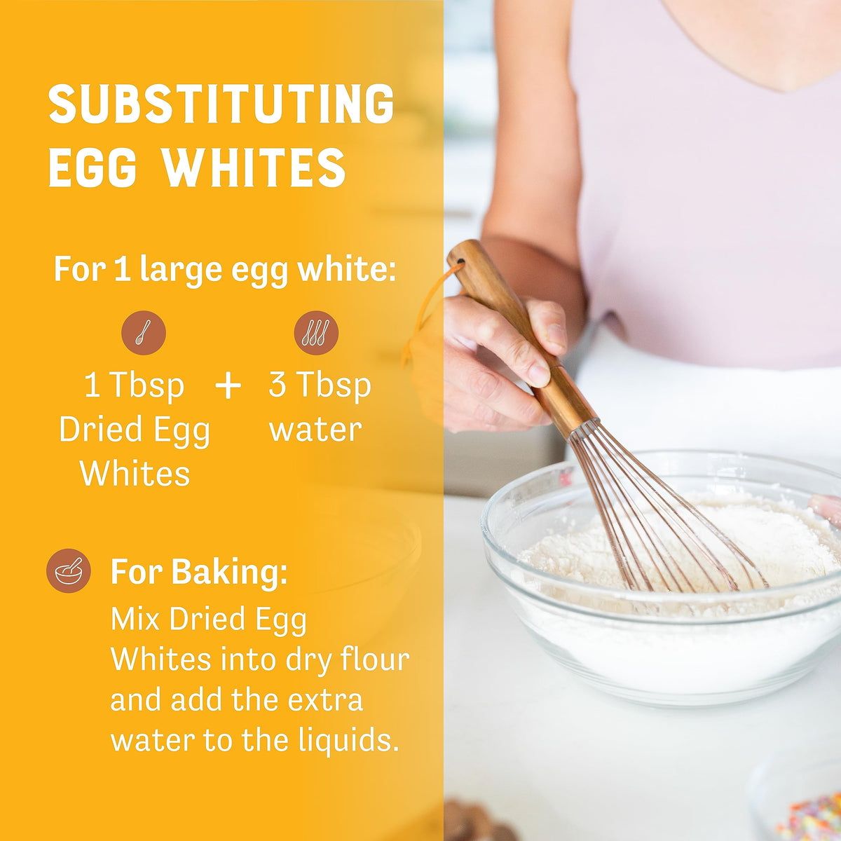 Judee's Gluten Free Dried Egg White Protein Powder – Pasteurized & Non-GMO, 8 oz